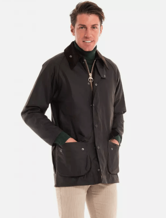 Barbour size 34 ~ U.K. Made - Barbour Beaufort Wax Jacket MSRP$495 Size US XXS / EU 40 - 2 Thumbnail