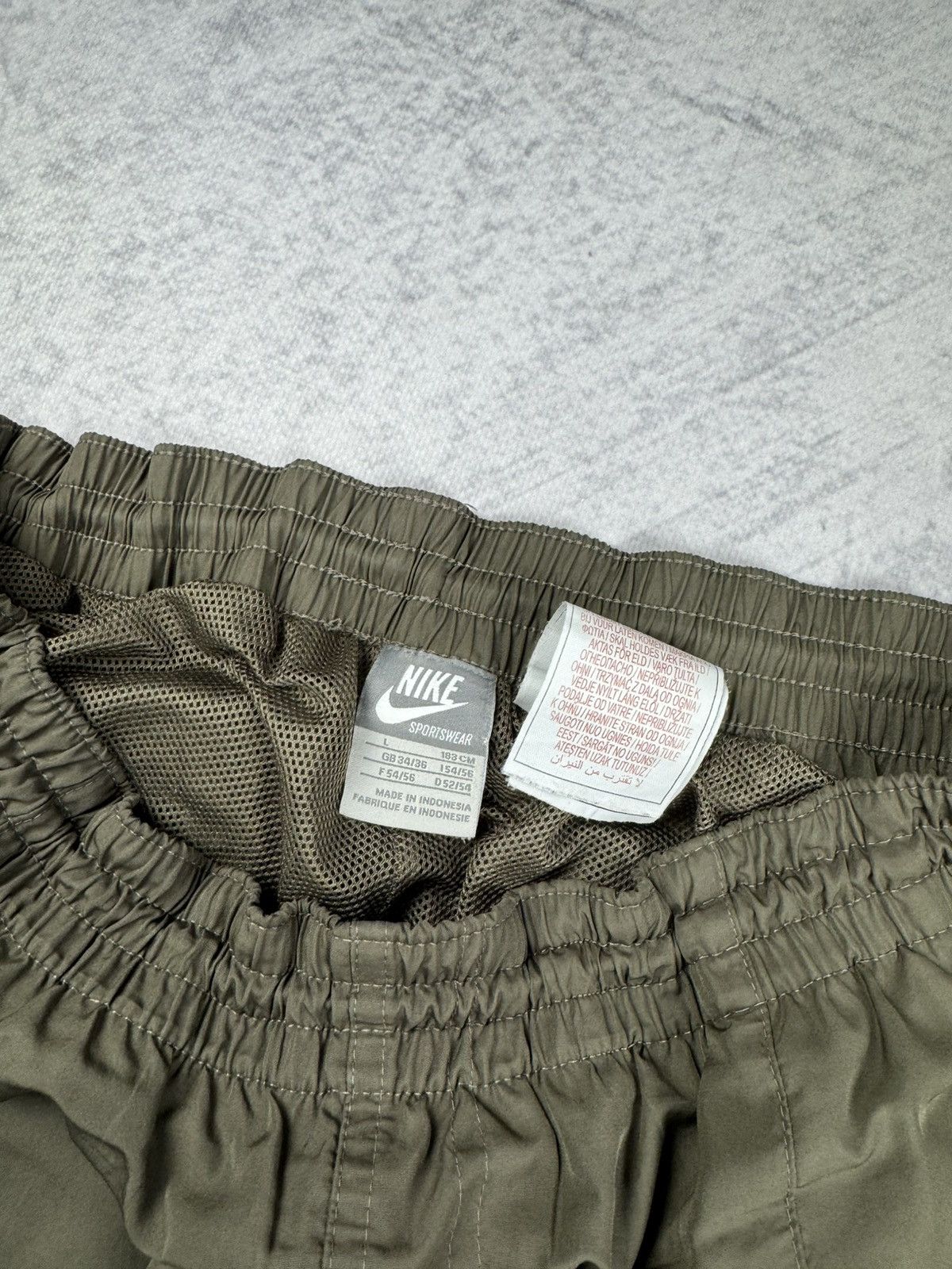 Nike × Vintage NIKE AIR MAX VINTAGE BASIC LOGO OVERSIZE BAGGY PANTS Size US 34 / EU 50 - 10 Thumbnail