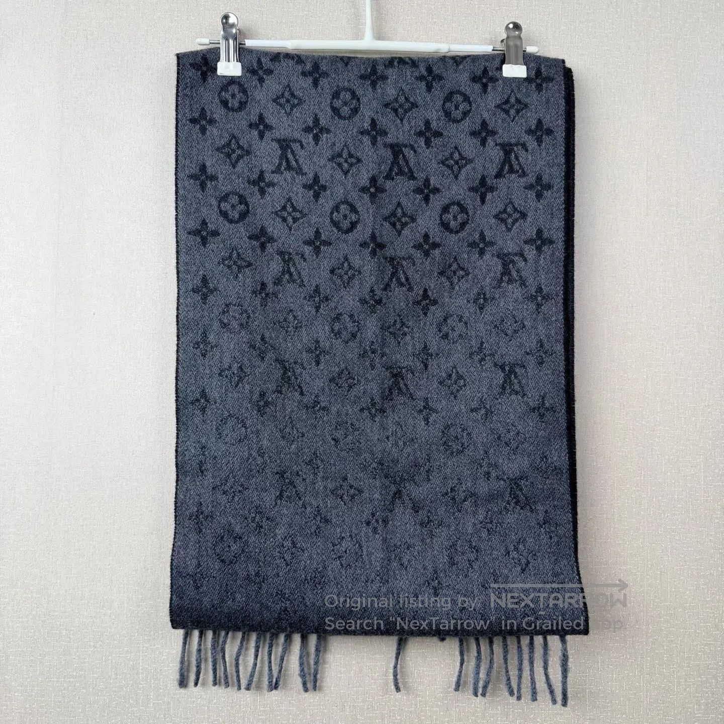 Louis Vuitton Louis Vuitton Ombre All-Over Print Cashmere Scarf| Size ONE SIZE - 4 Thumbnail
