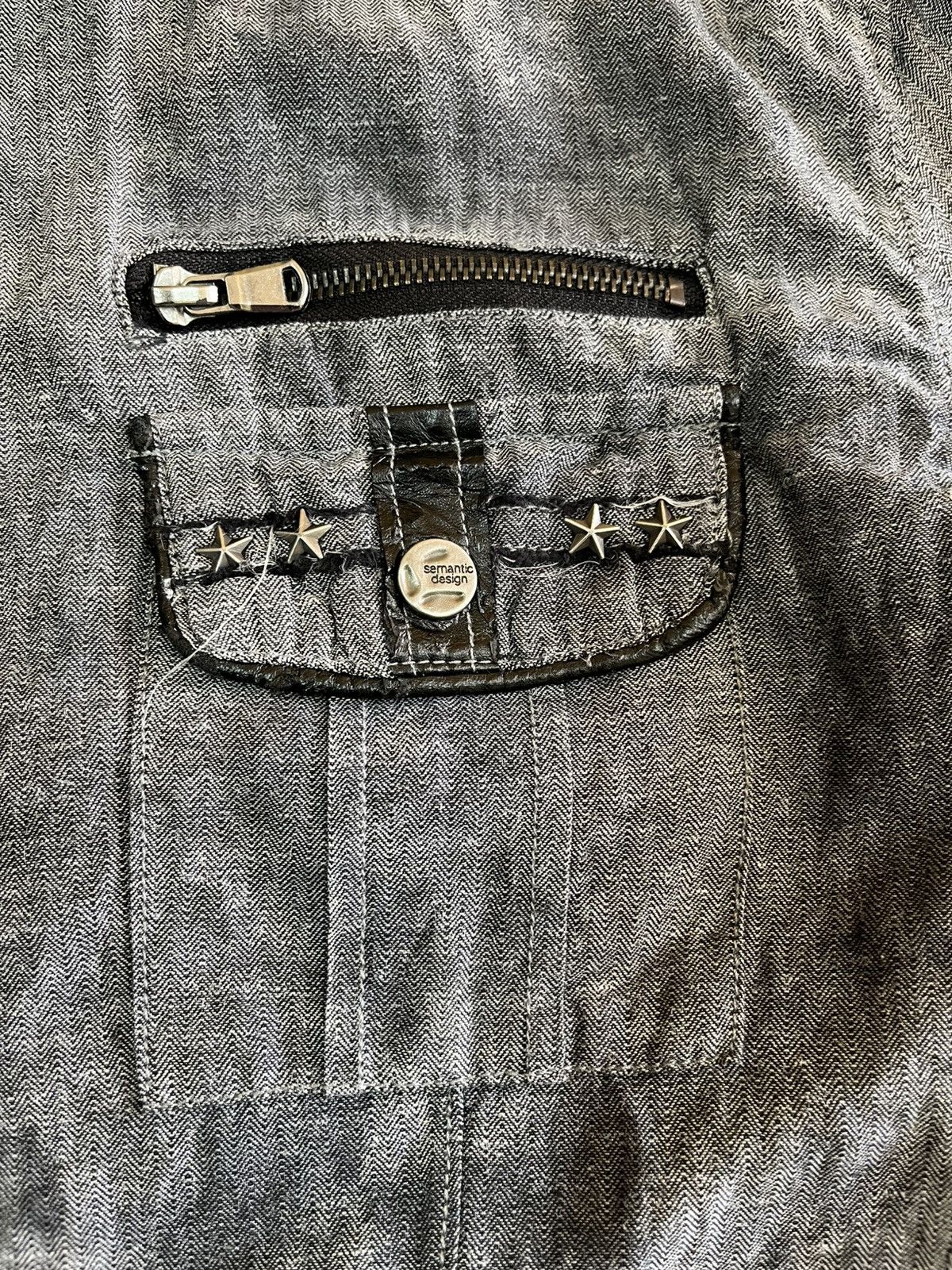 semanticdesign Vintage Semantic Design Denim Punk Jacket Size US M / EU 48-50 / 2 - 11 Thumbnail
