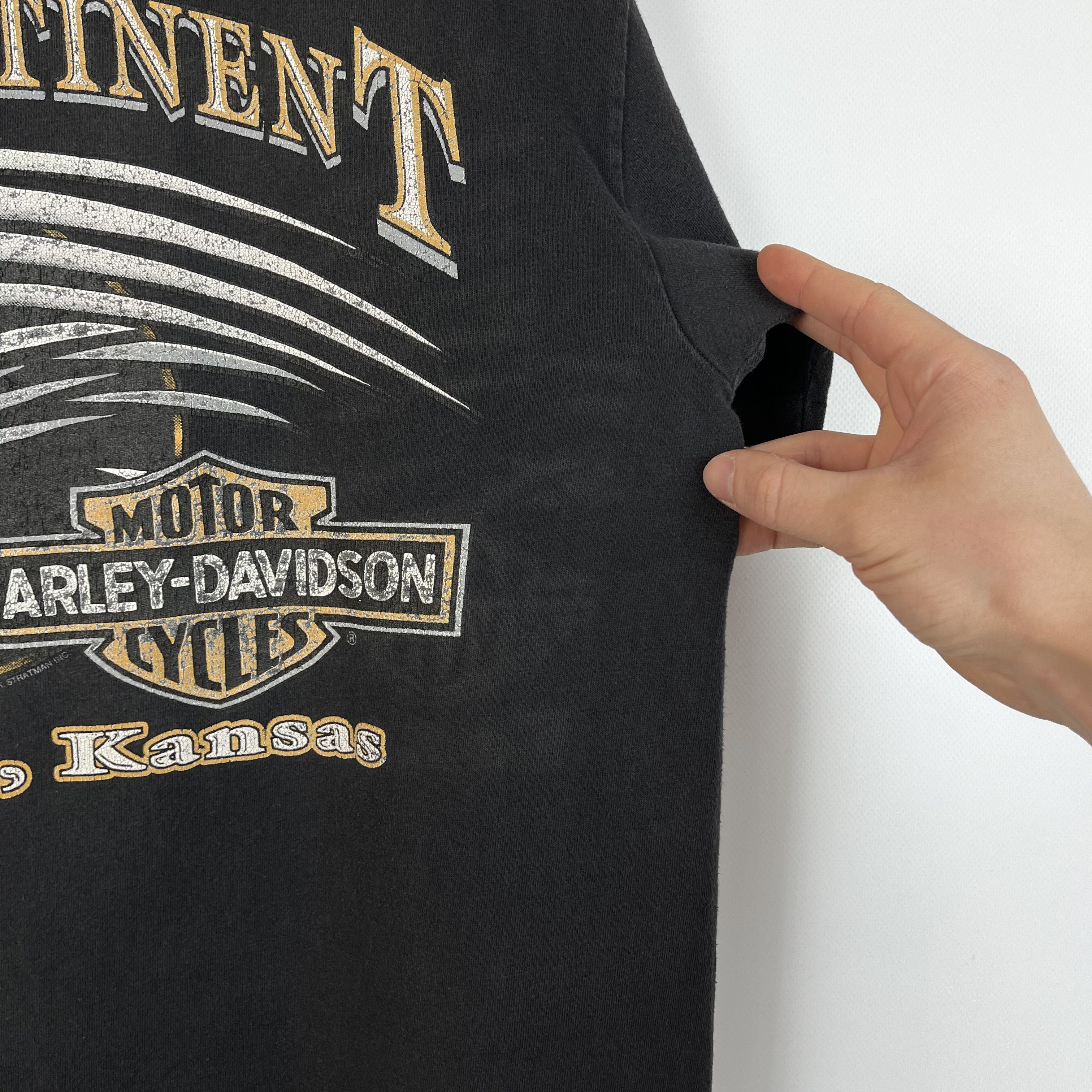 Harley Davidson Vintage Harley Davidson Wings Over America T Shirt 90’s Size US L / EU 52-54 / 3 - 23 Thumbnail