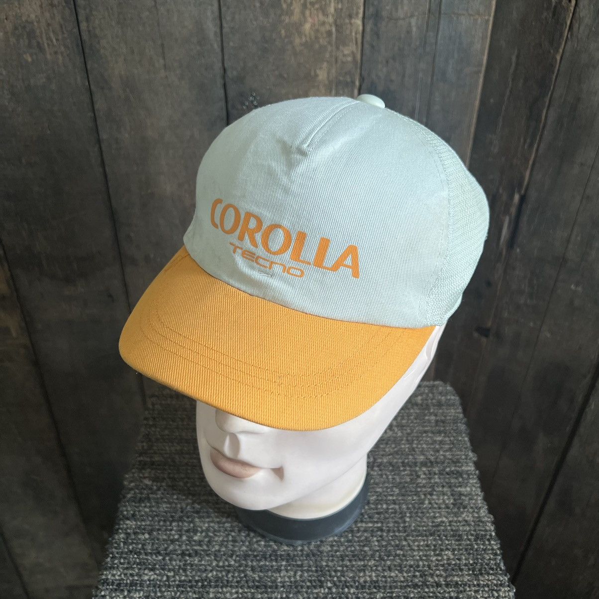 image of Vintage Toyota Corolla Techno Hat in Orange, Men's