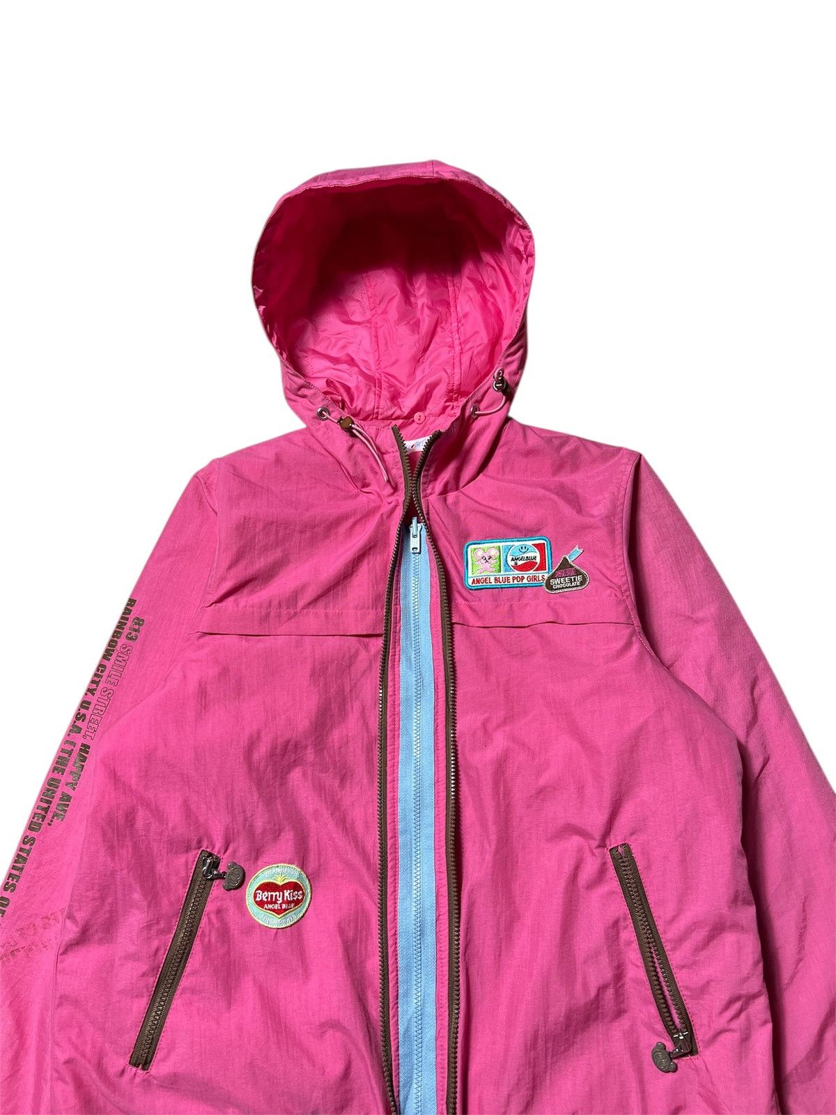 Japanese Brand Japanese Brand Angel Blue Hoodie Jacket Size M / US 6-8 / IT 42-44 - 3 Thumbnail