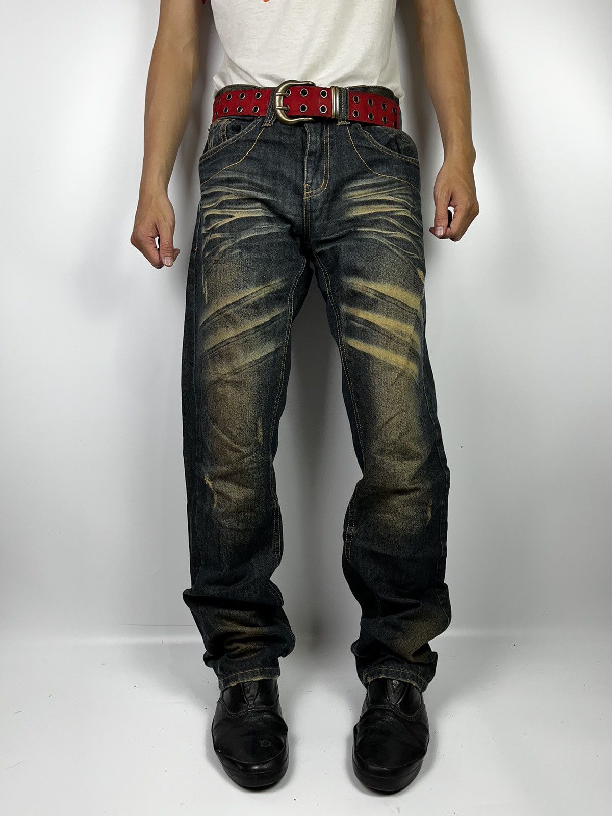 If Six Was Nine buffalo bobs wash jeans pant japanese brand Size US 34 / EU 50 - 12 Thumbnail