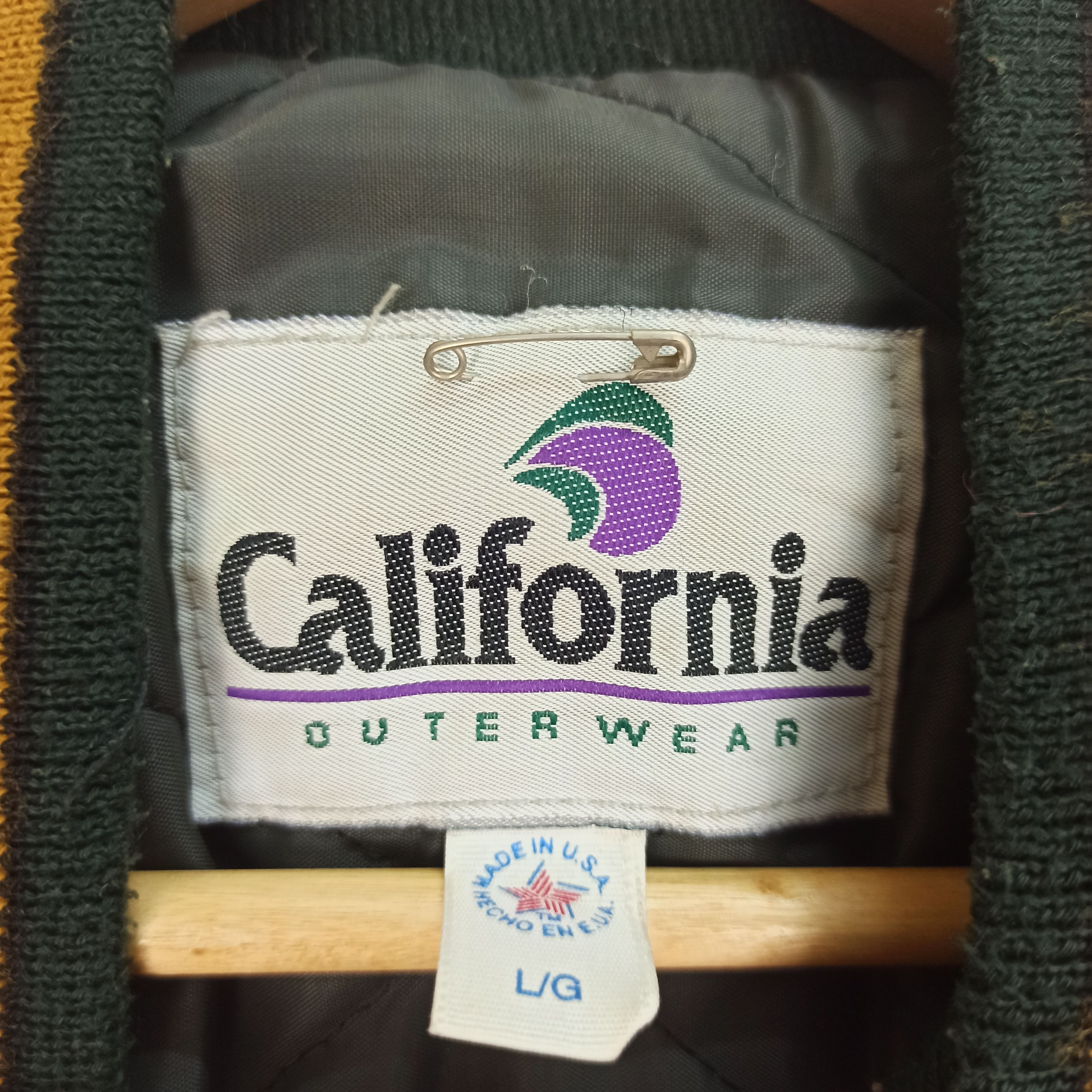 California Republic Vintage California Outerwear Wool Varsity Made In USA Size US L / EU 52-54 / 3 - 7 Thumbnail