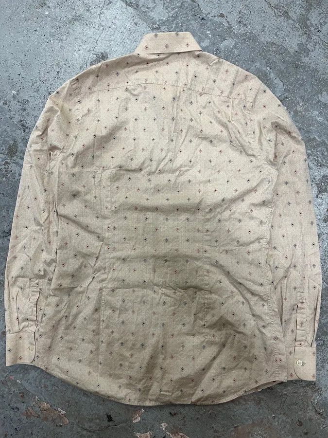 Prada × Vintage SS2017 Prada Contemporary Beige Logo Shirt Size US M / EU 48-50 / 2 - 6 Thumbnail