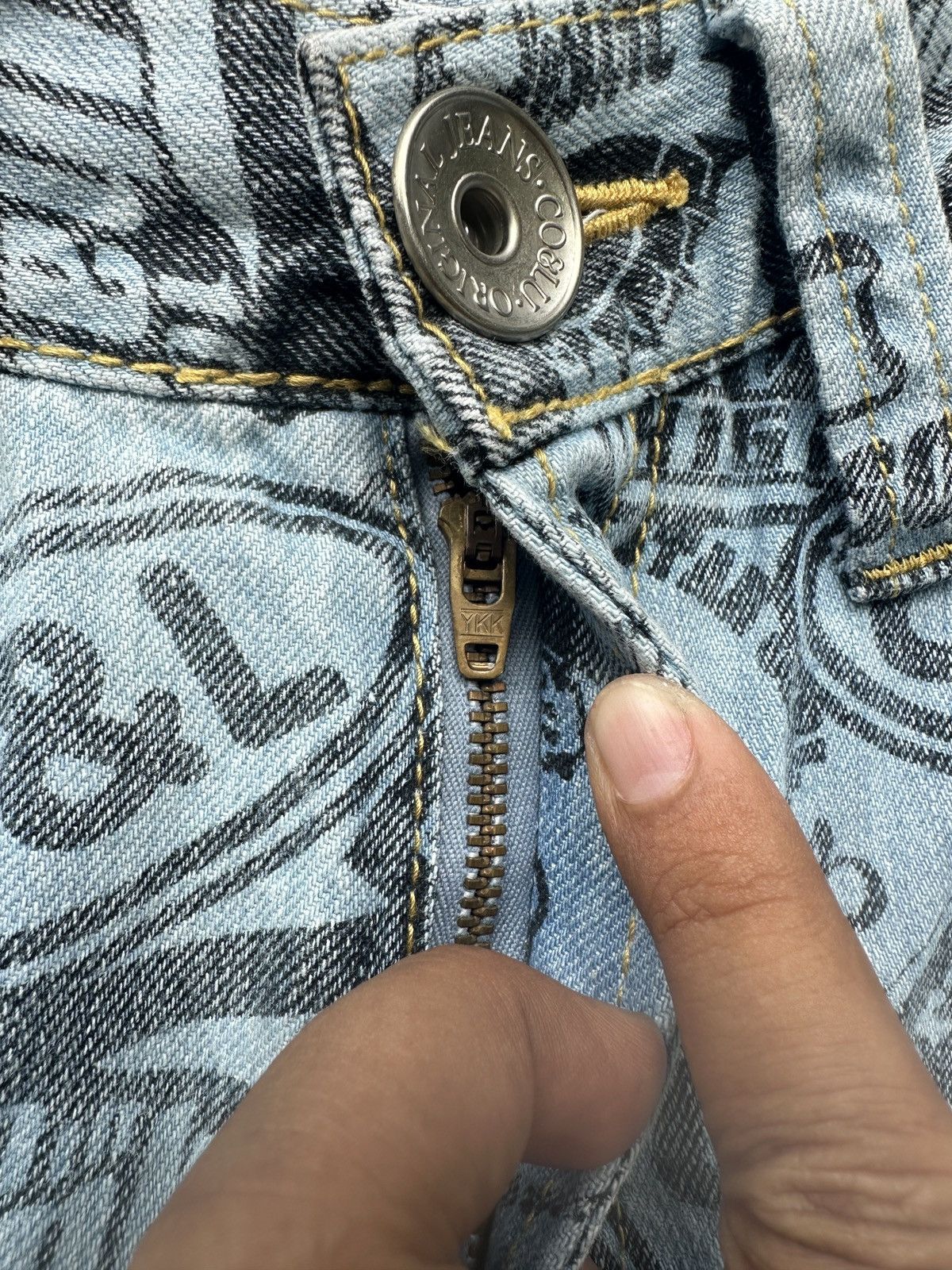 Hysteric Glamour 🔥🔥🔥Co&Lu Full Printed Denim Jeans Size US 30 / EU 46 - 7 Thumbnail