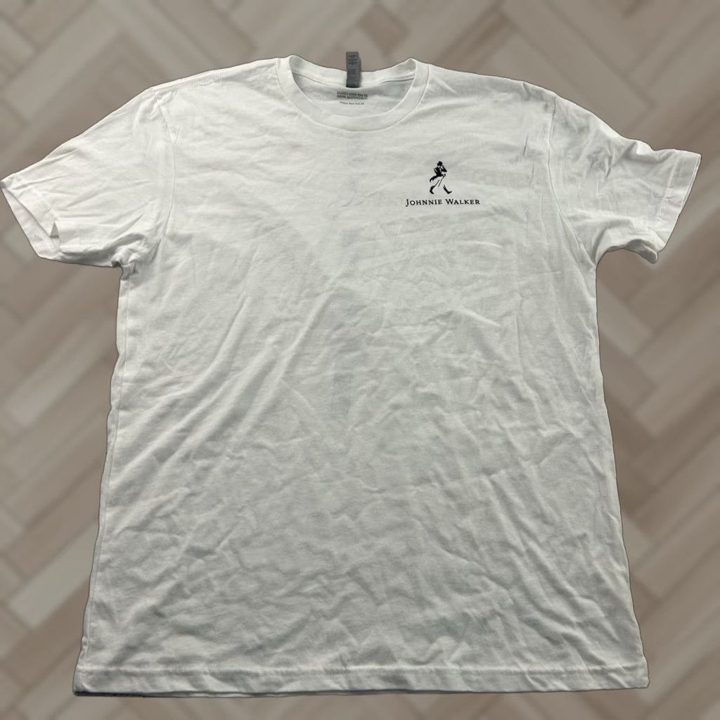 johnnie-O Johnnie Walker Short Sleeve T-Shirt Men's Large White Shirt Mens Large White Johnnie Walker Short Sleeve T-Shirt Size US L / EU 52-54 / 3 - 1 Thumbnail