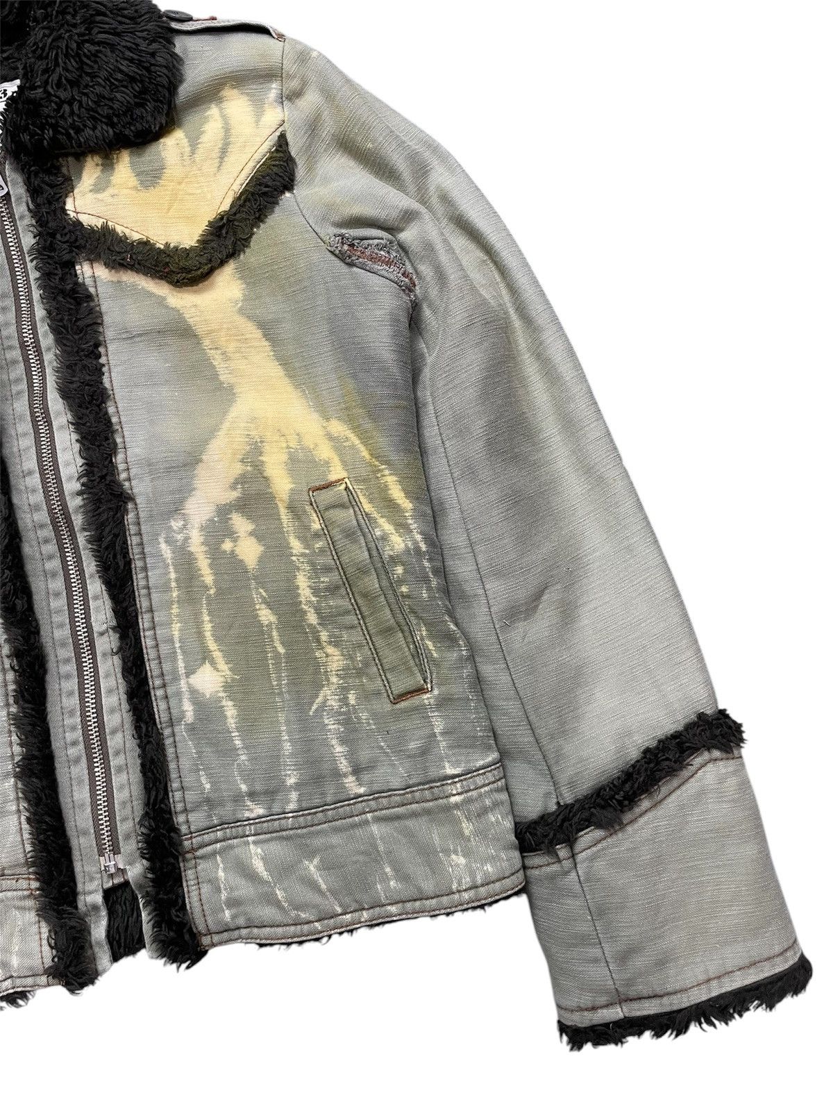 20471120 2000s MISS 503 GOA STYLE Avant-Garde FAUXFUR JACKET Size US M / EU 48-50 / 2 - 7 Thumbnail