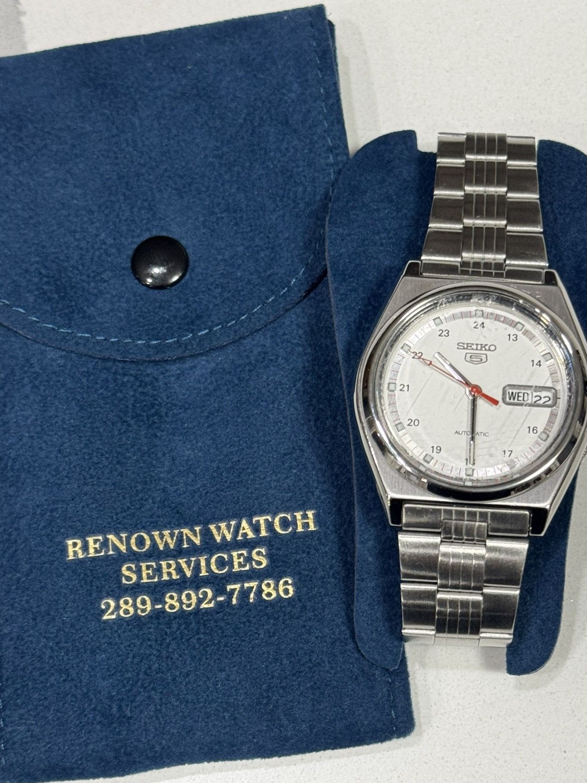 Seiko Vintage Seiko 5 7S26-8760 ‘Red Ticker’ Size 38 - 8 Thumbnail