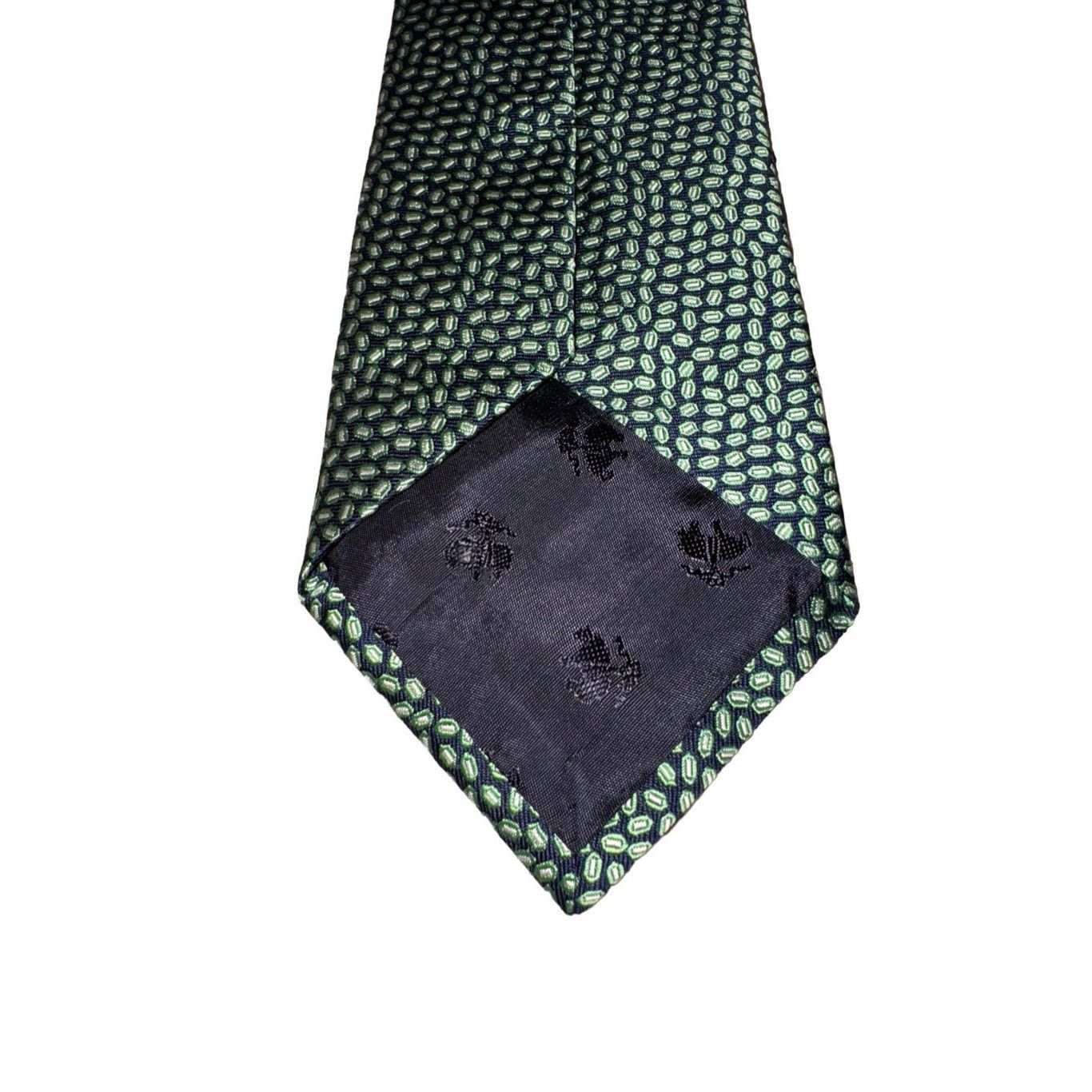 Brooks Brothers Brooks Brothers Green Rice Pattern Handmade in USA 100% Silk Size ONE SIZE - 4 Thumbnail