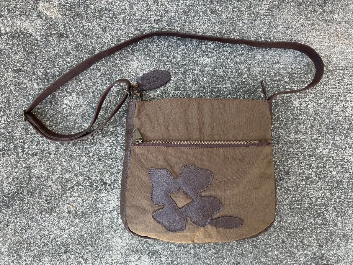 Leather Vintage Ibiza Japan Hybrid Leather Sling Bag Size ONE SIZE - 6 Thumbnail
