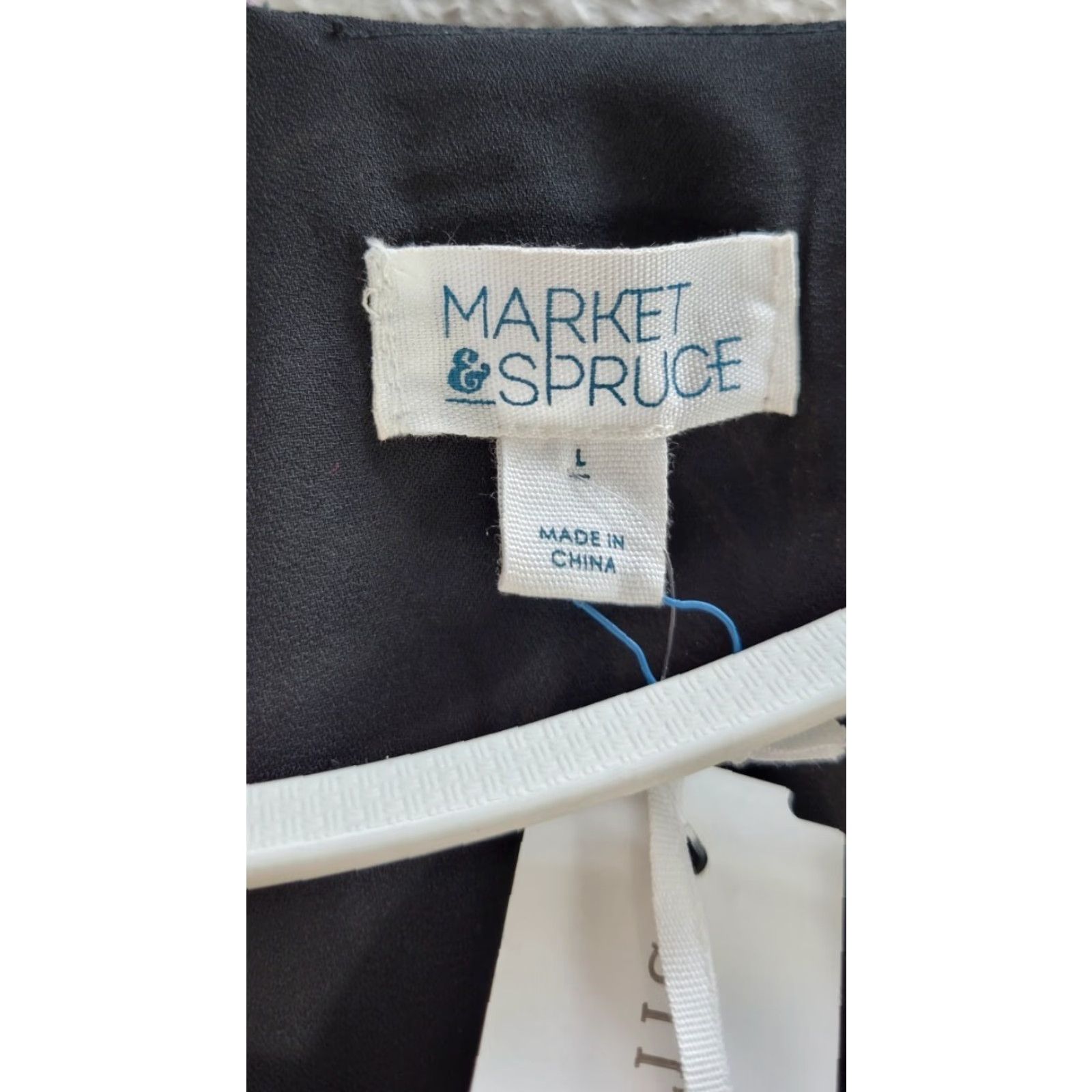 Market Market & Spruce Carmen Black Purple Floral Sundress L NWT Sleeveless Spaghetti Ruffle High Low Maxi Dress Womens Size L / US 10 / IT 46 - 3 Thumbnail
