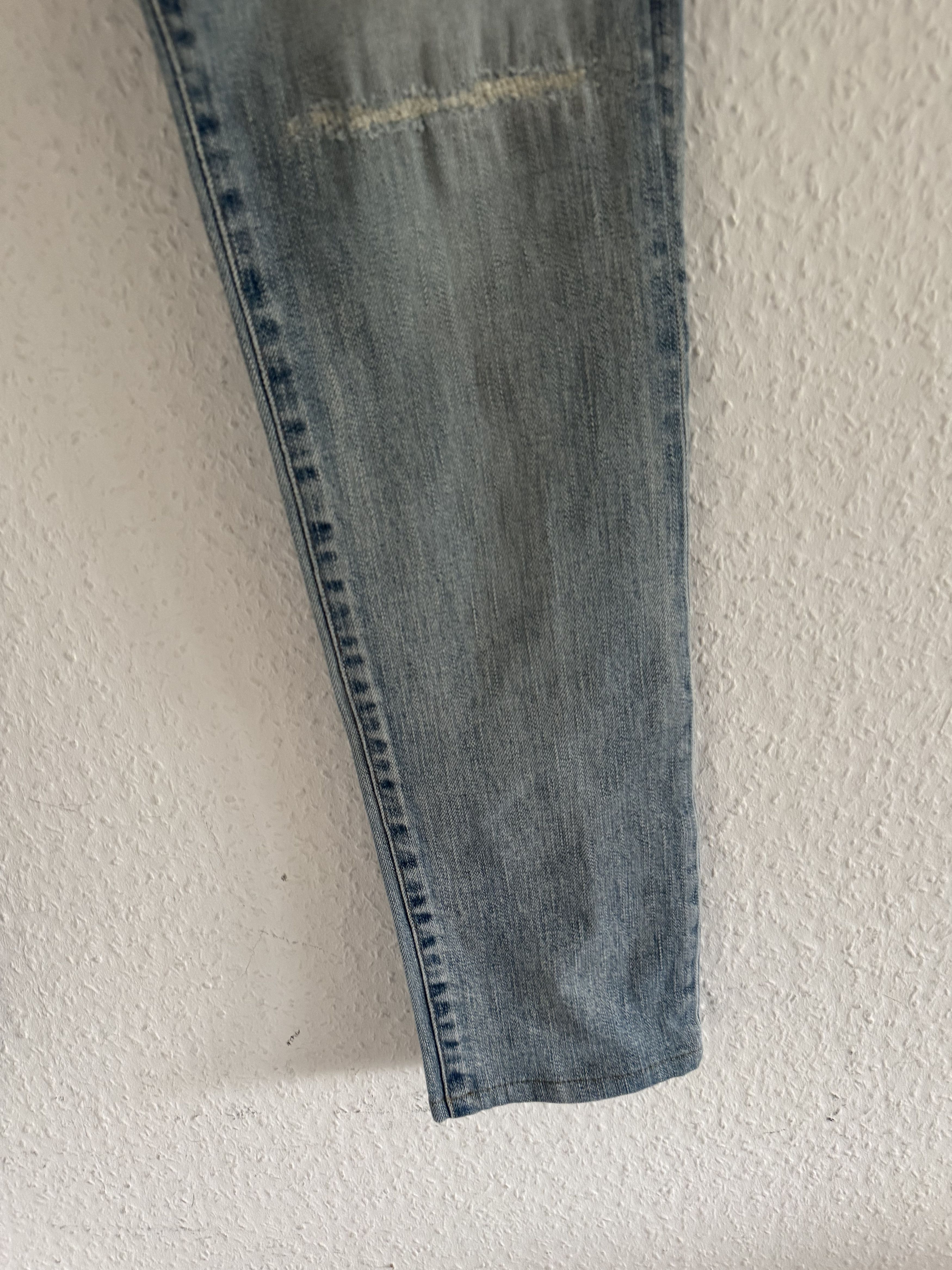 Saint Laurent Paris D02 M/SK-LW Repaired Knee Jeans Size US 31 - 12 Thumbnail