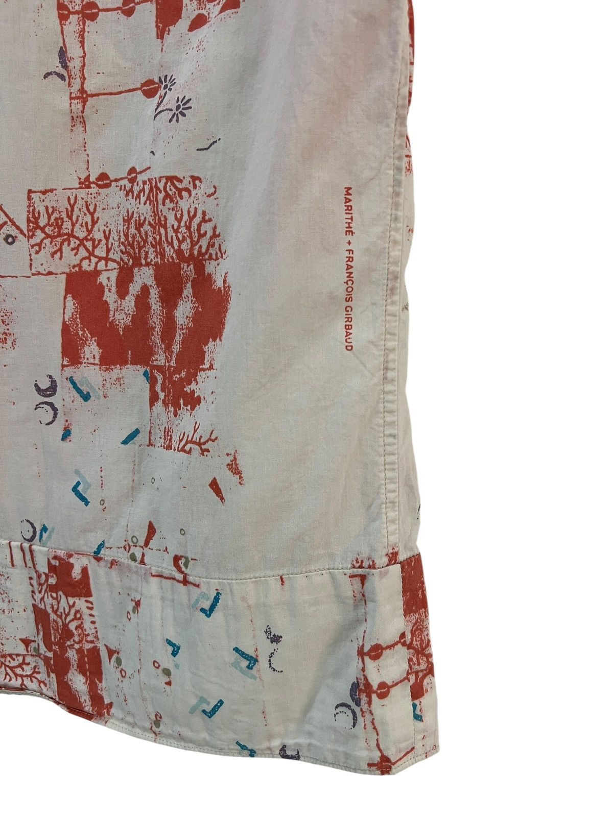 Marithe + Francois Girbaud 2000s MFG Reworked Art Printed Button Shirt Size US M / EU 48-50 / 2 - 8 Thumbnail