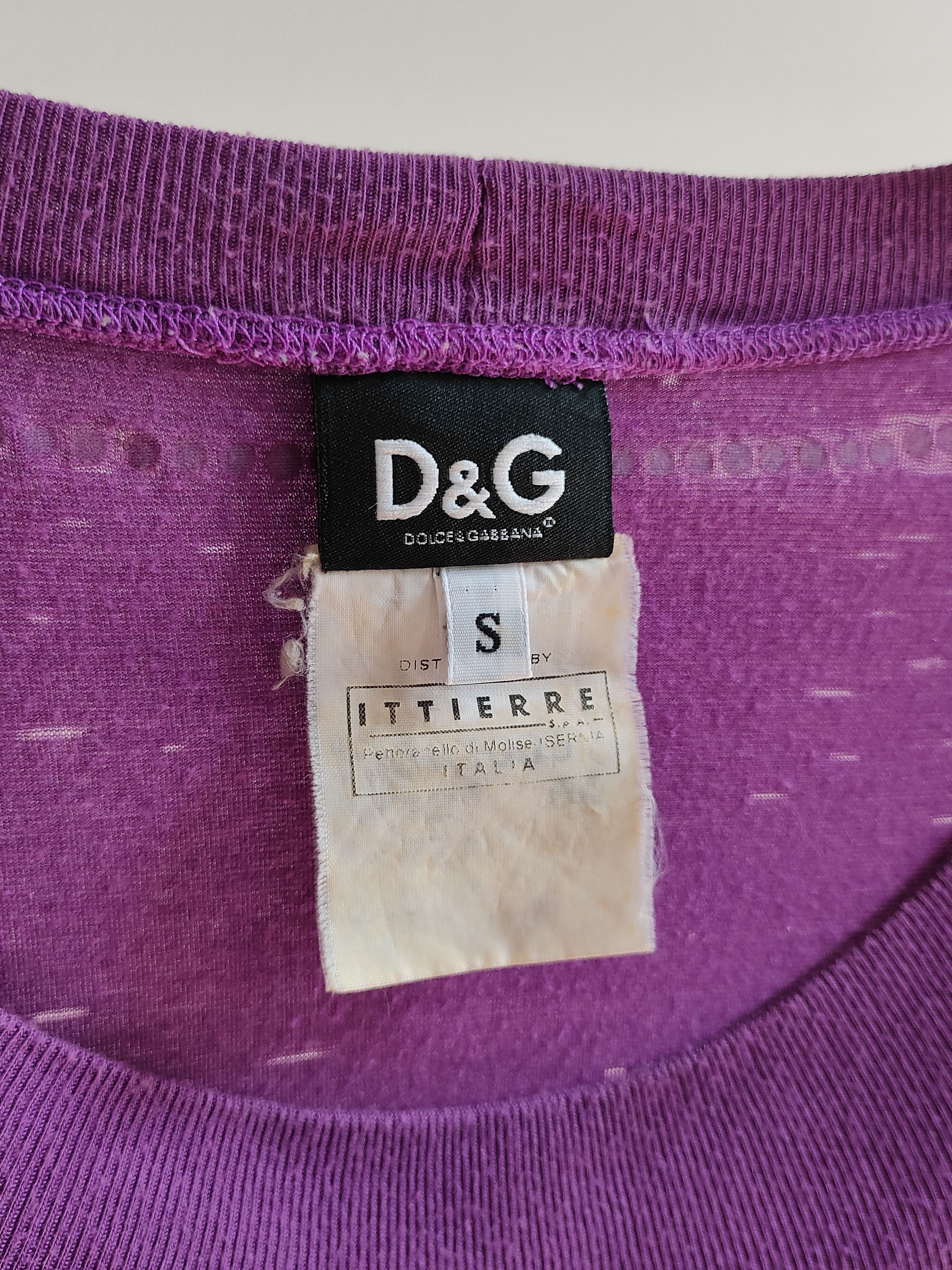 Dolce & Gabbana D&G Y2K Crystals Top Size S / US 4 / IT 40 - 5 Thumbnail