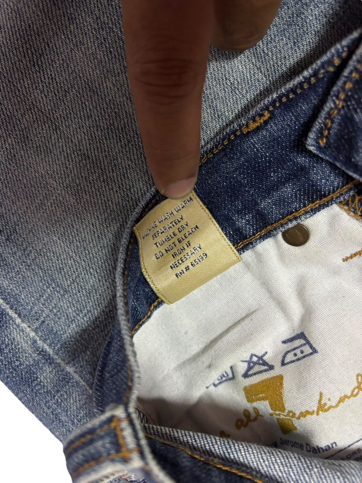 7 For All Mankind Vtg 7 For All Mankind Bootcut Flared Distressed Jeans Size 26" / US 2 / IT 38 - 10 Thumbnail