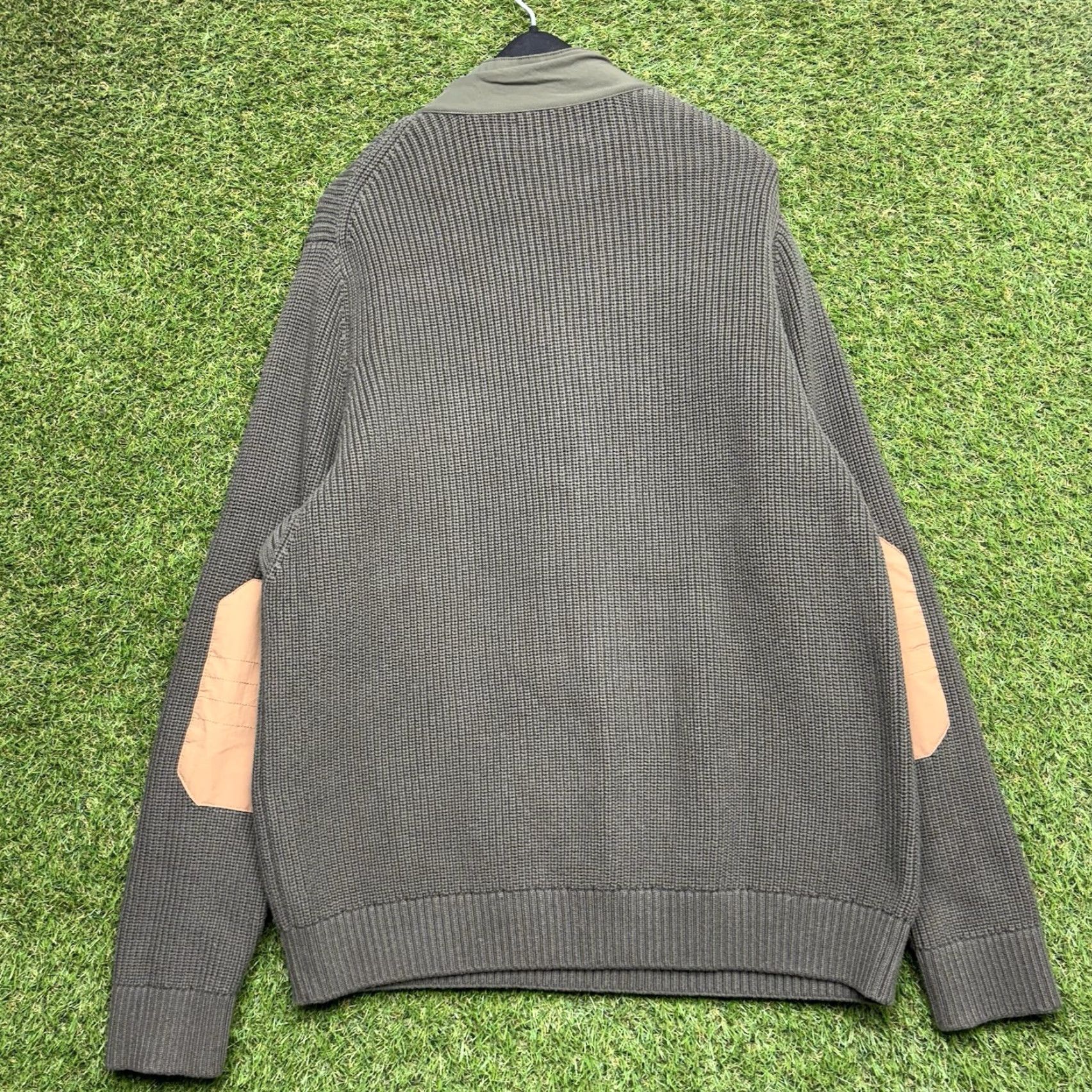 CO Duluth Sweater Mens XL Long Sleeve Pullover Knit Ribbed Button Green Regular Size US XL / EU 56 / 4 - 2 Thumbnail