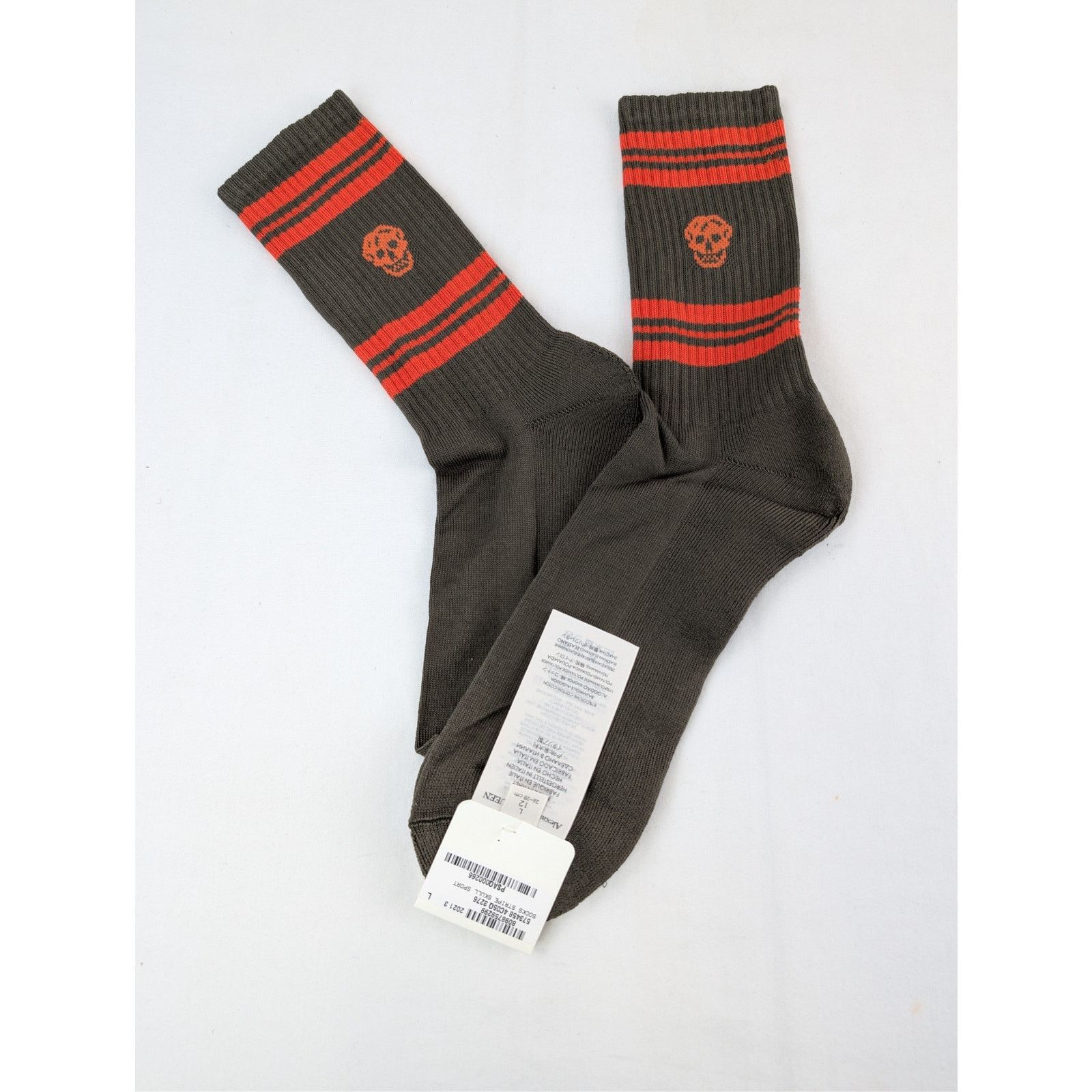 Alexander McQueen o1rshd1 Size: L / Stocks Stripe Skull Sports in Multicolor Size ONE SIZE - 1 Thumbnail