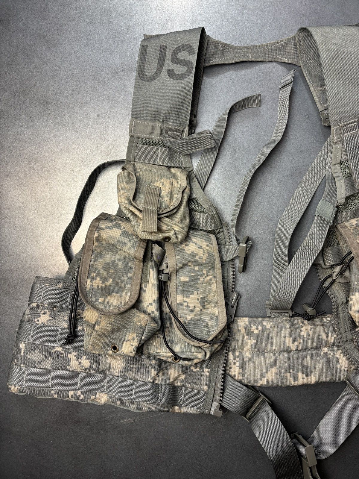 Vintage Vintage US Army Vest Digi Camo Ammo Vest Flak Tactical Cargo Size ONE SIZE - 6 Thumbnail