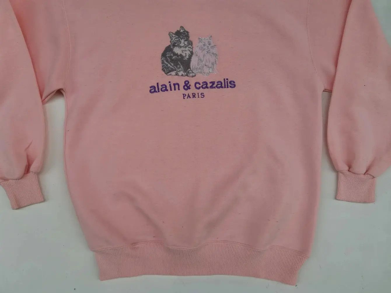 Habitat Vintage!!! Alian & Cazalis Paris Embroidered Sweatshirt Size US M / EU 48-50 / 2 - 7 Thumbnail