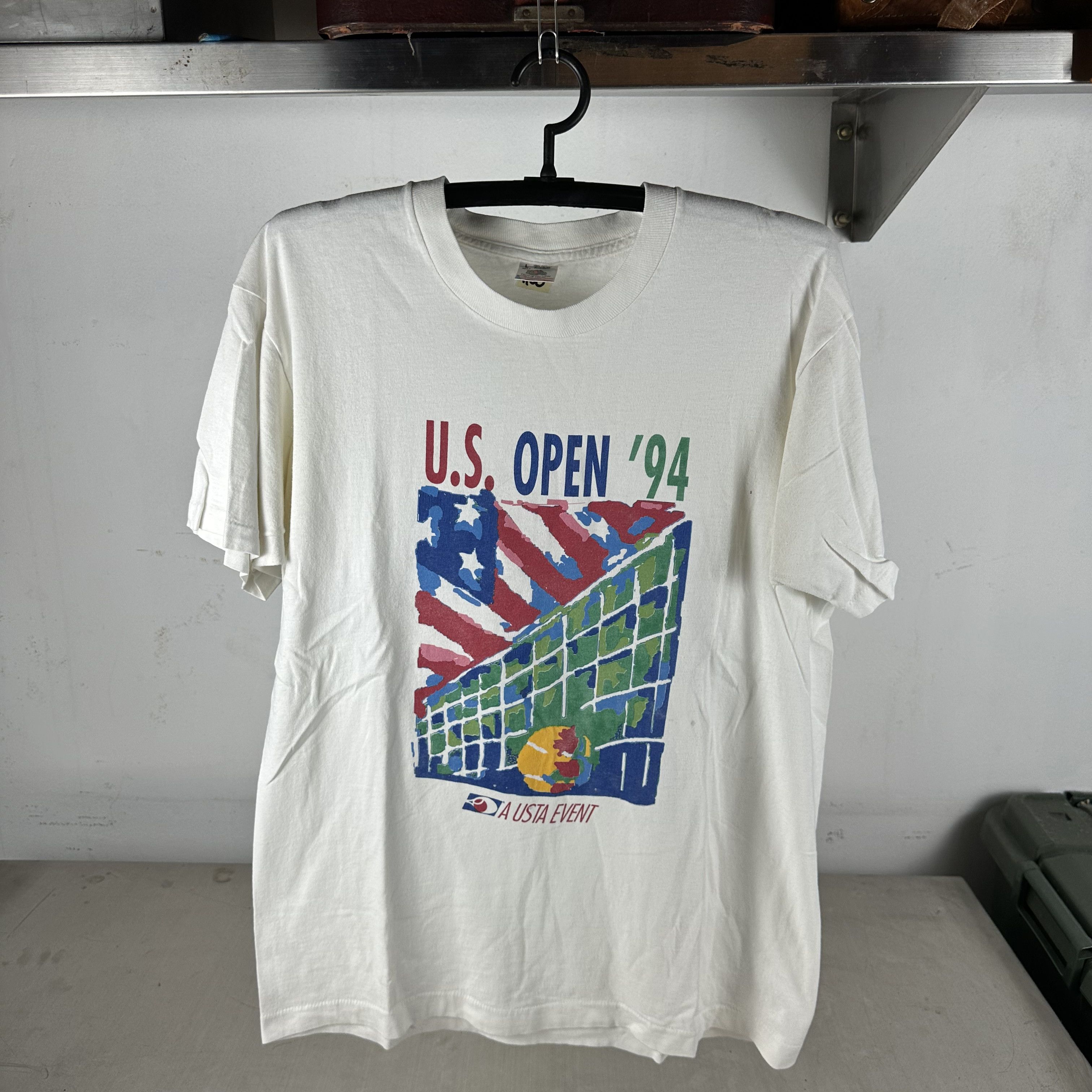 Vintage ​​​​Vintage 1994 US Open Tennis Championship USTA T-shirt Size US L / EU 52-54 / 3 - 1 Thumbnail