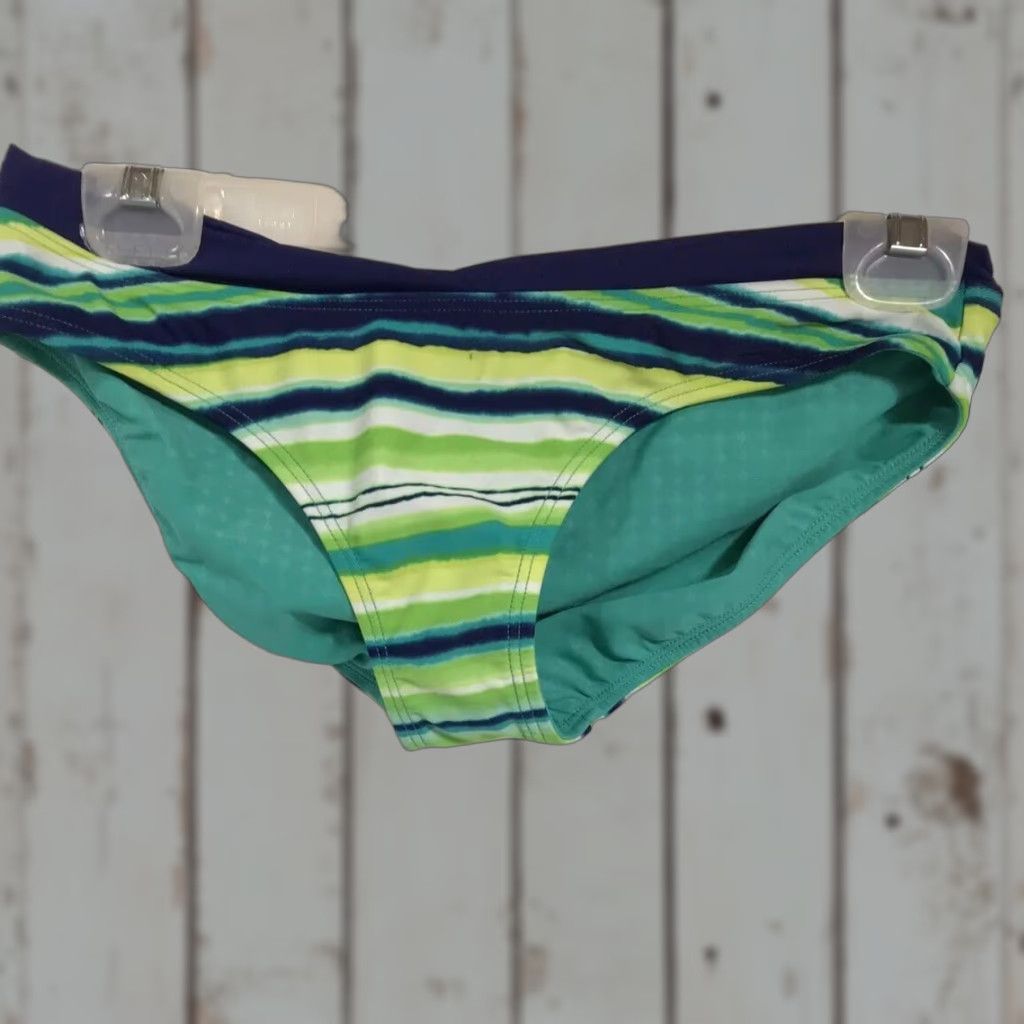 Nike Nike Women’s Reversible Swim Bottoms Size 8 Bikini Multicolor Nylon Spandex Colorful 2020s Size 30" / US 8 / IT 44 - 1 Thumbnail