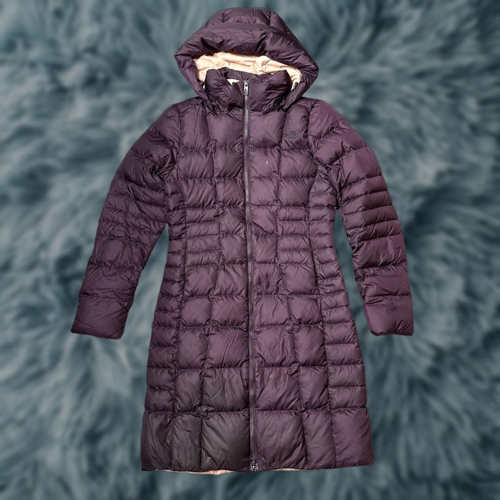 The North Face VINTAGE The North Face Metropolis Parka Quilted 550 Down Puffer Coat Women S Purple Small Parka Womens Down Puffer Coat Size S / US 4 / IT 40 - 1 Thumbnail