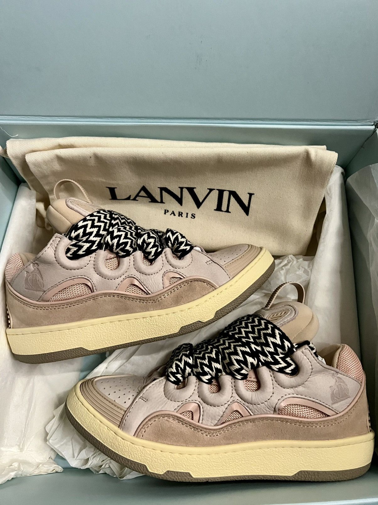 Lanvin Lanvin Leather Curb Pink Gum (Women’s) Size US 8 / IT 38 - 5 Thumbnail