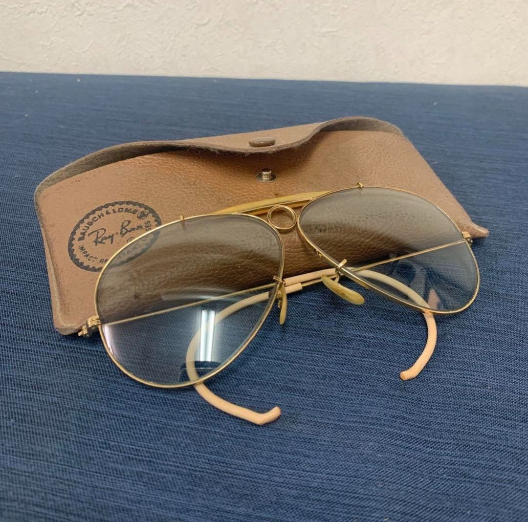 Bausch & Lomb × RayBan RayBan Shooter Aviator Vintage 70s