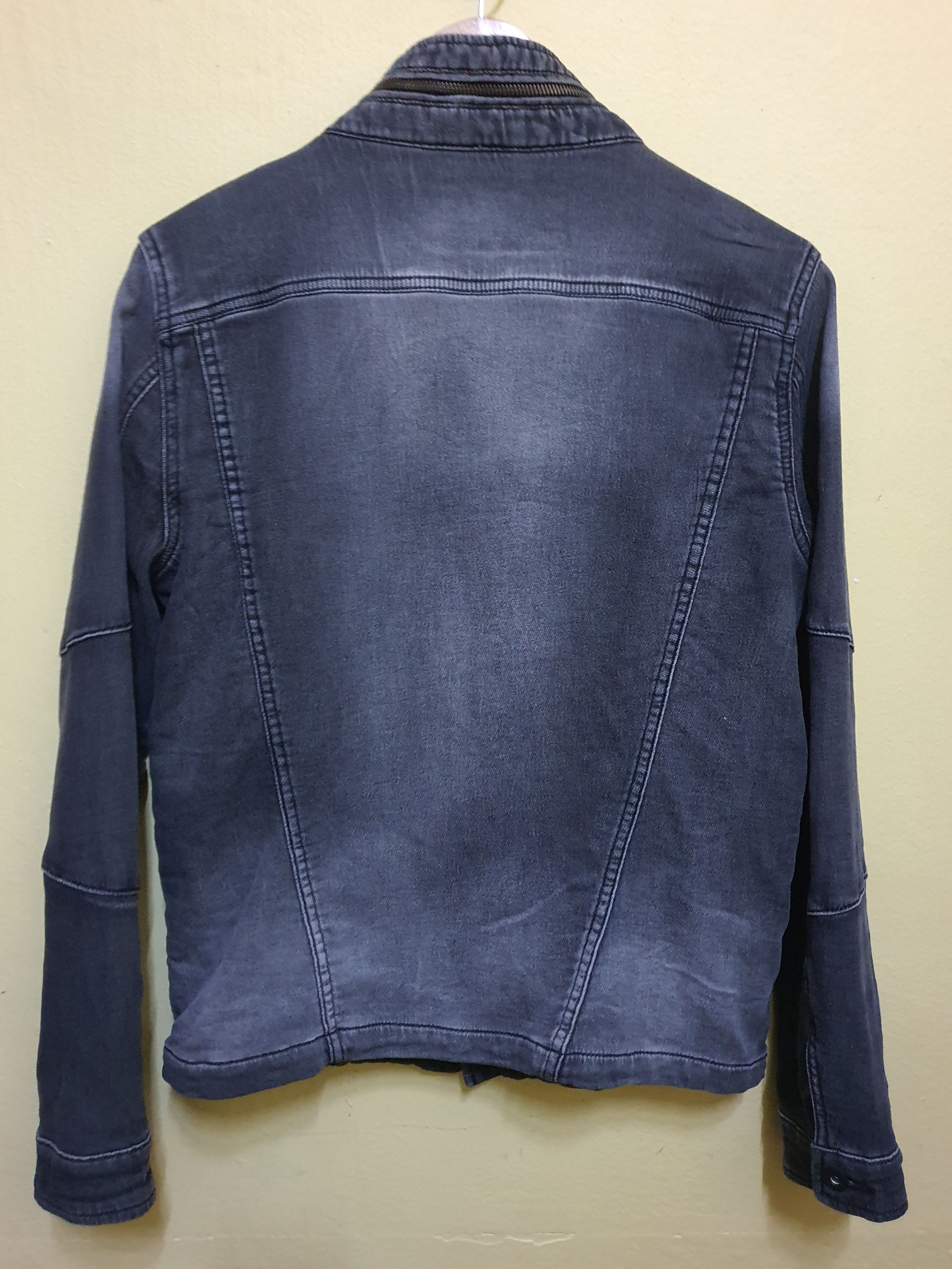 Japanese Brand Voguish Punk/Distressed/Washed Denim Jacket Size US M / EU 48-50 / 2 - 11 Thumbnail
