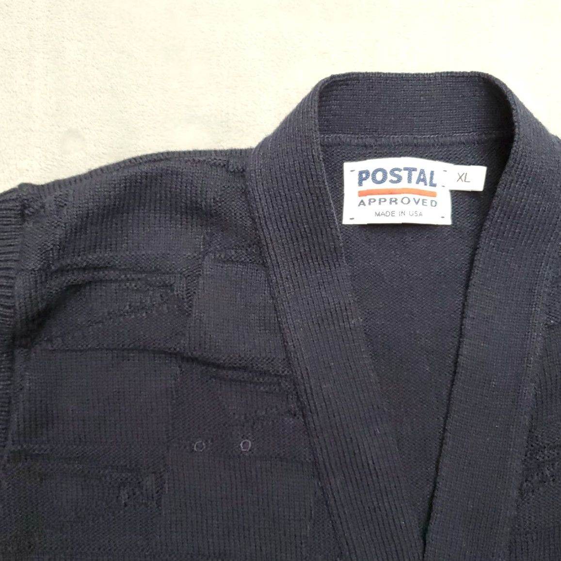 Vintage VINTAGE Jantzen Sweater Vest Mens XL Blue V-Neck Cardigan Knit/All Seasons Garment US Made Size US XL / EU 56 / 4 - 4 Thumbnail