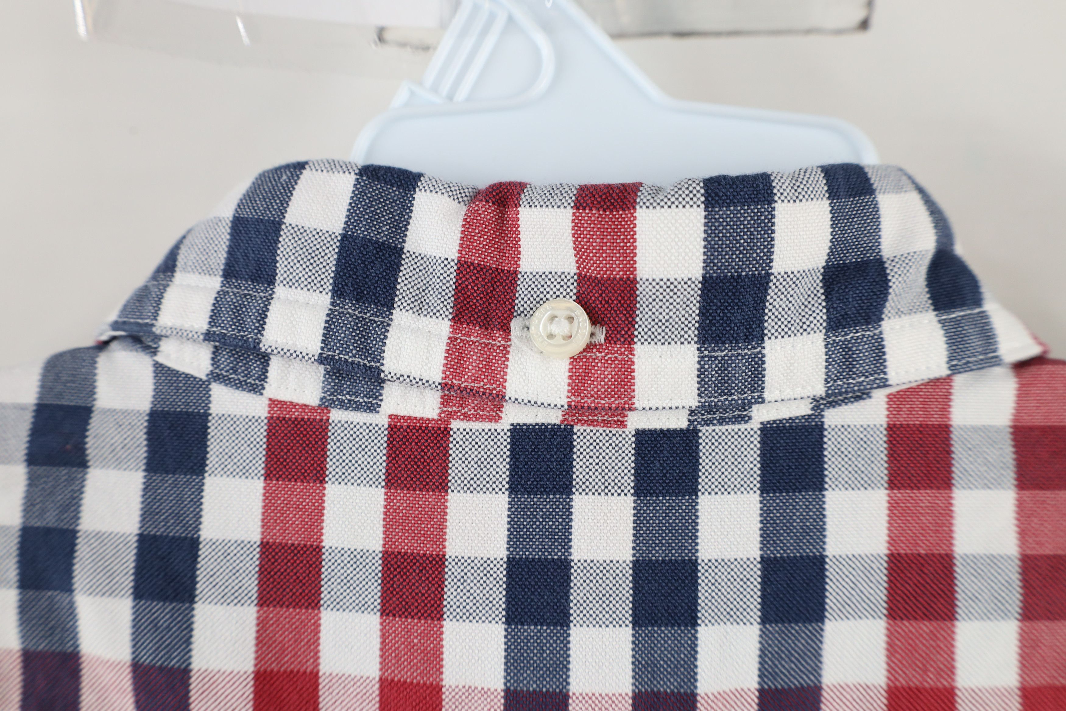 Brooks Brothers × Vintage Brooks Brothers Red Fleece Button Down Shirt Plaid Cotton Size US L / EU 52-54 / 3 - 8 Thumbnail