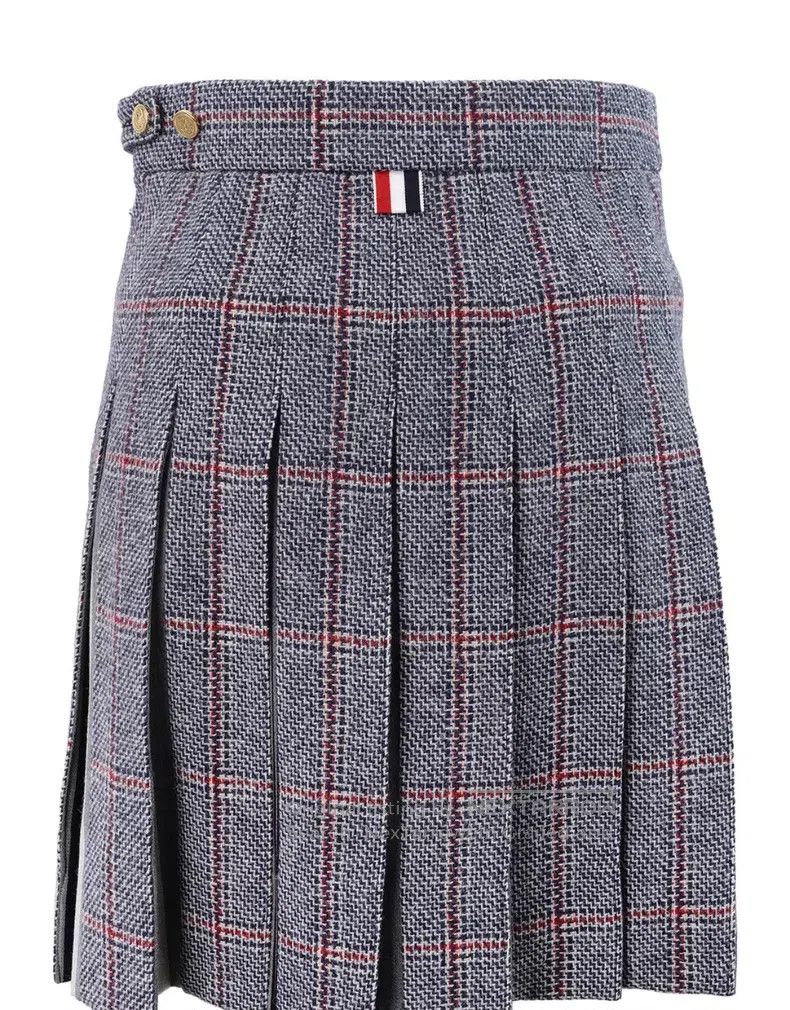 Thom Browne Thom Browne Plaid Pleated Skirt Size 25" / US 0 / IT 36 - 2 Thumbnail