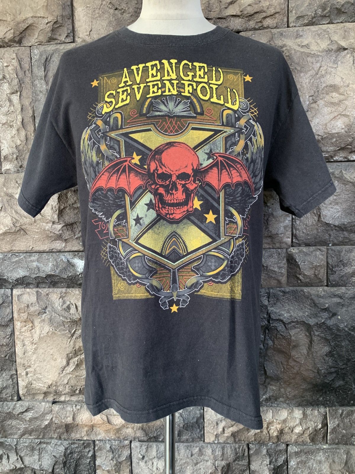 Band Tees × Vintage Vintage Avenged Sevenfold Heavy Metal Band T shirt Size US M / EU 48-50 / 2 - 1 Thumbnail