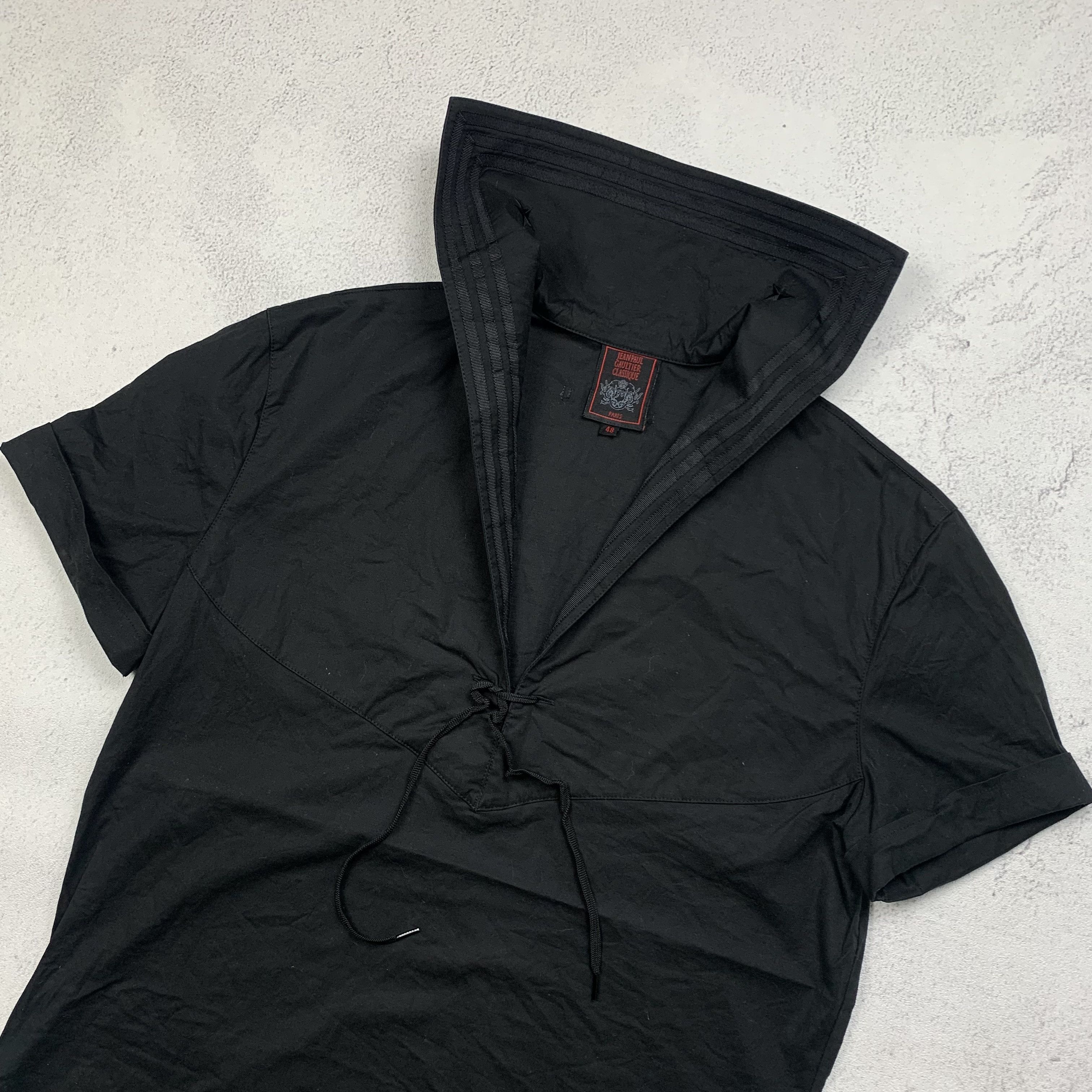 JPG Gaultier Black Collared Shirt