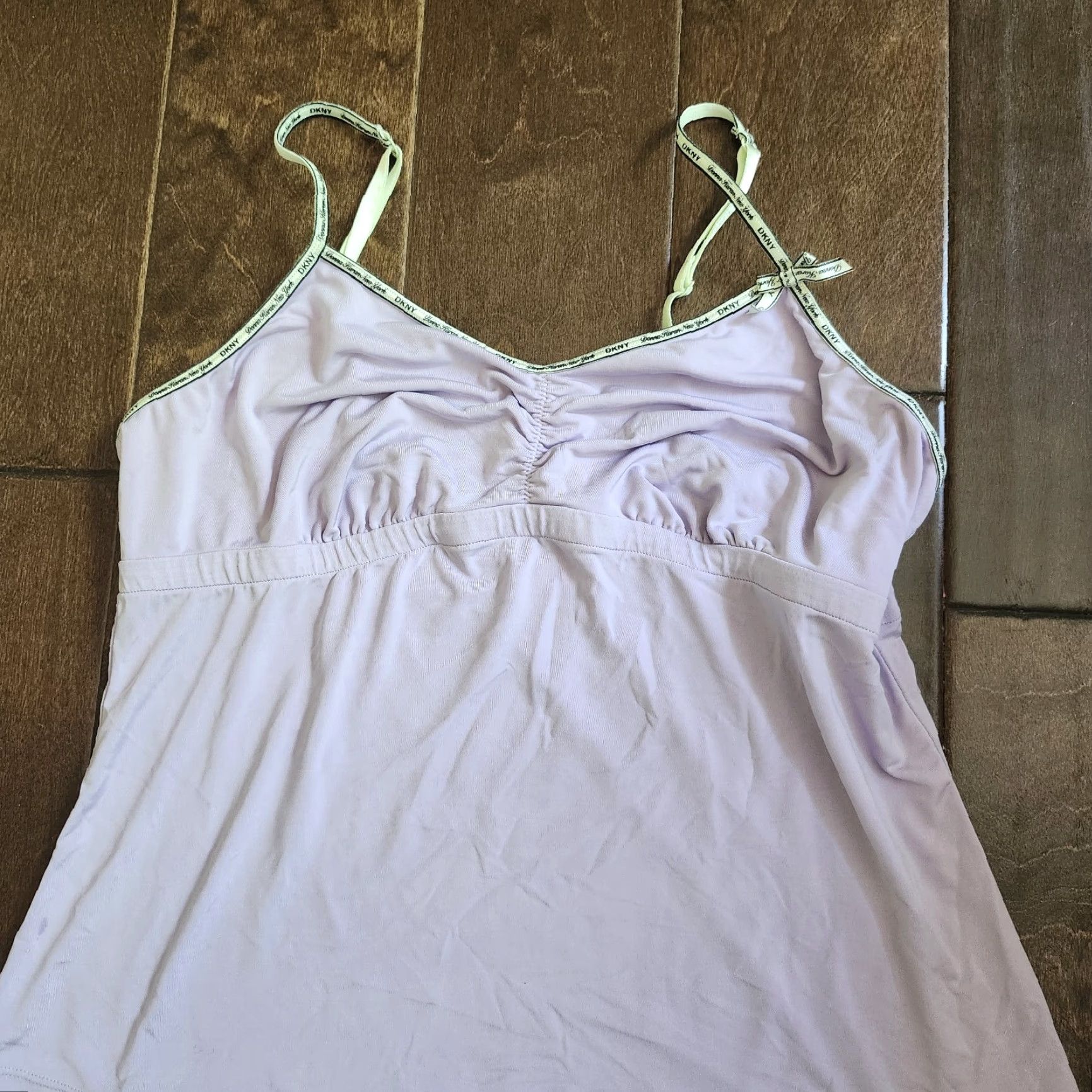DKNY DKNY Junior Girl's Purple Tank Top - Size L - Sleeveless Round Neck Pullover Casual School Summer Spring Fall Girls Teens Purple Tank Top Size L / US 10 / IT 46 - 3 Thumbnail