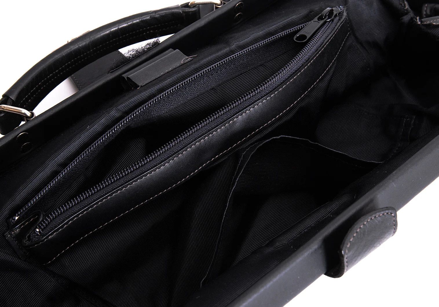Jean Paul Gaultier Coated Doctor Bag in Black Size ONE SIZE - 17 Thumbnail
