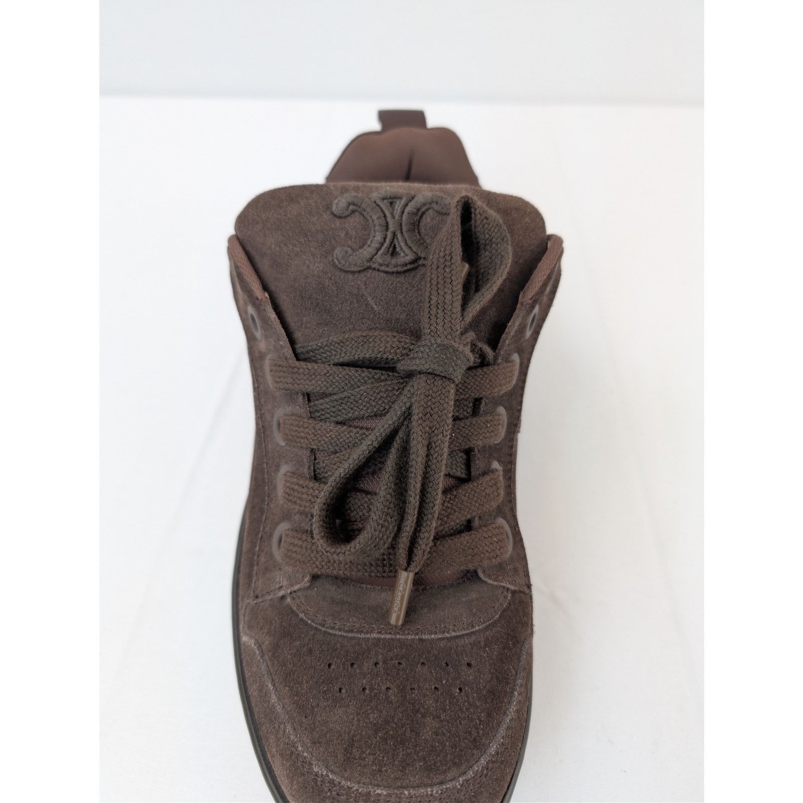 Celine o1rshd1 Suede Calfskin & Mesh Huntington Low top Sneakers Size US 9 / EU 42 - 15 Thumbnail