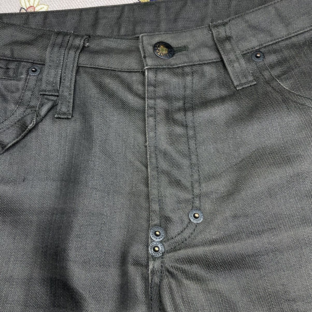 Katharine Hamnett London A20 Katharine Hamnett London Dark Brown Coated Jeans Size US 30 / EU 46 - 7 Thumbnail