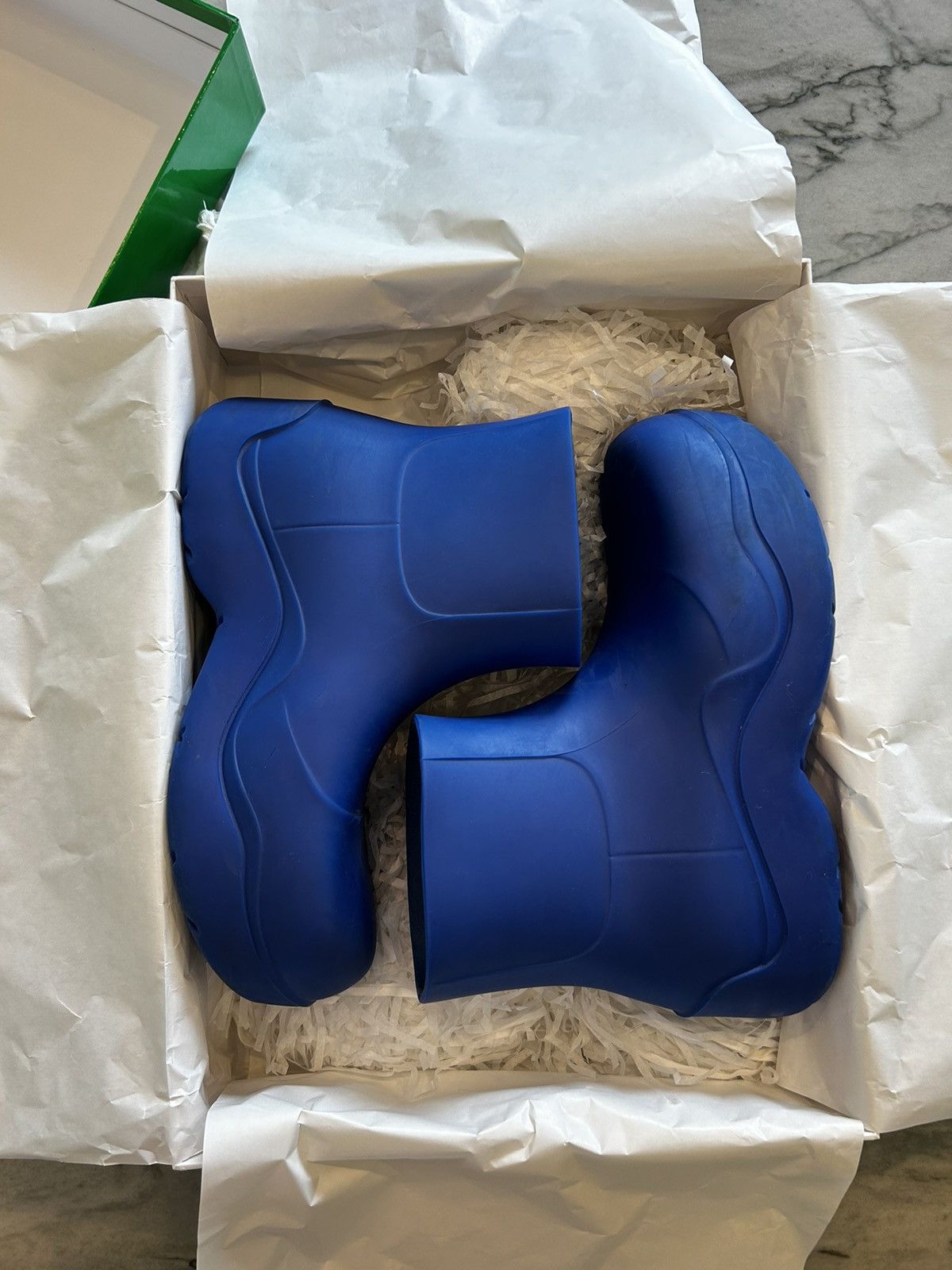 image of Bottega Veneta Puddle Boot in Cobalt Navy, Men's (Size 9)