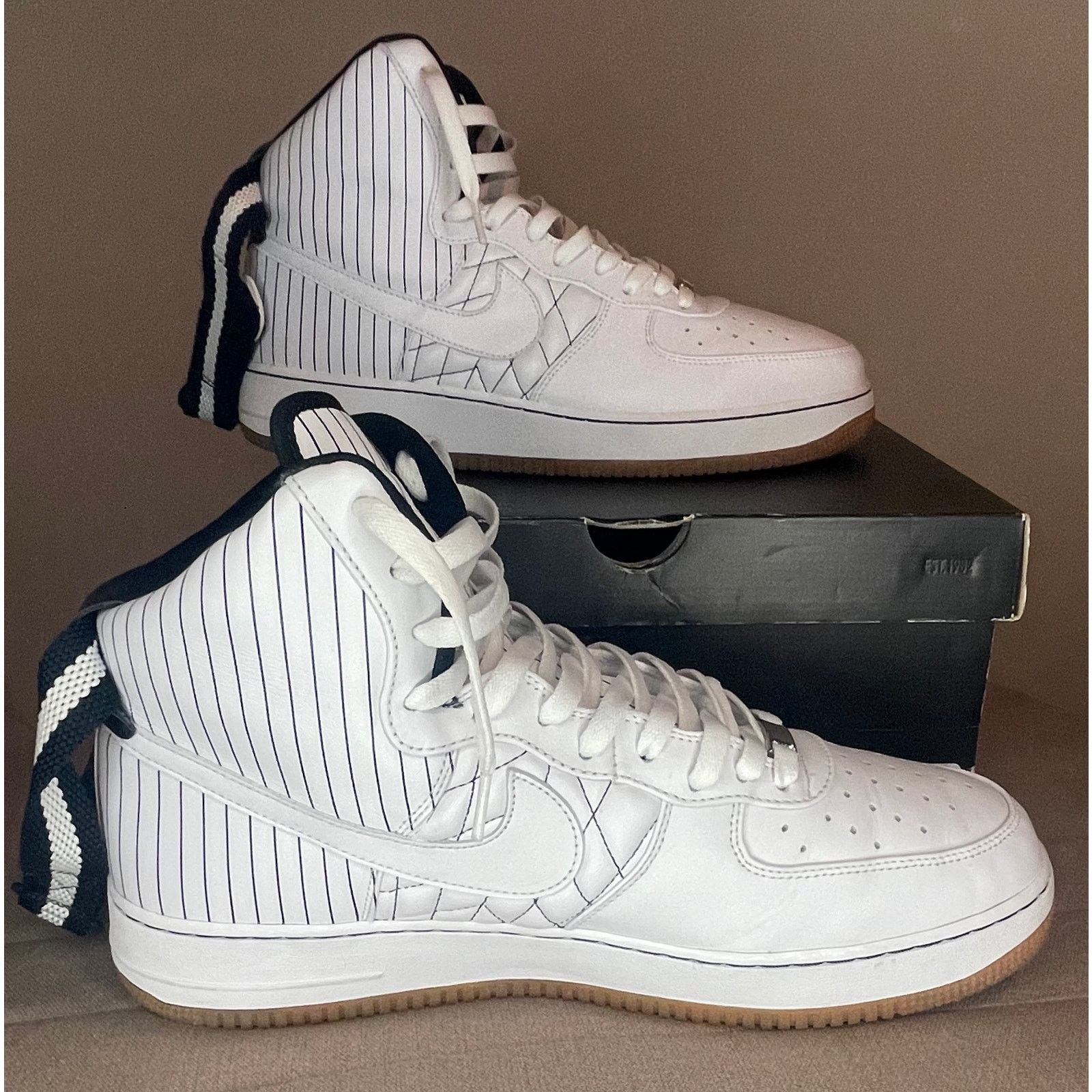 Nike Nike Air Force 1 High Premium "Yankees" - Size 13 Men's Size US 13 / EU 46 - 10 Thumbnail