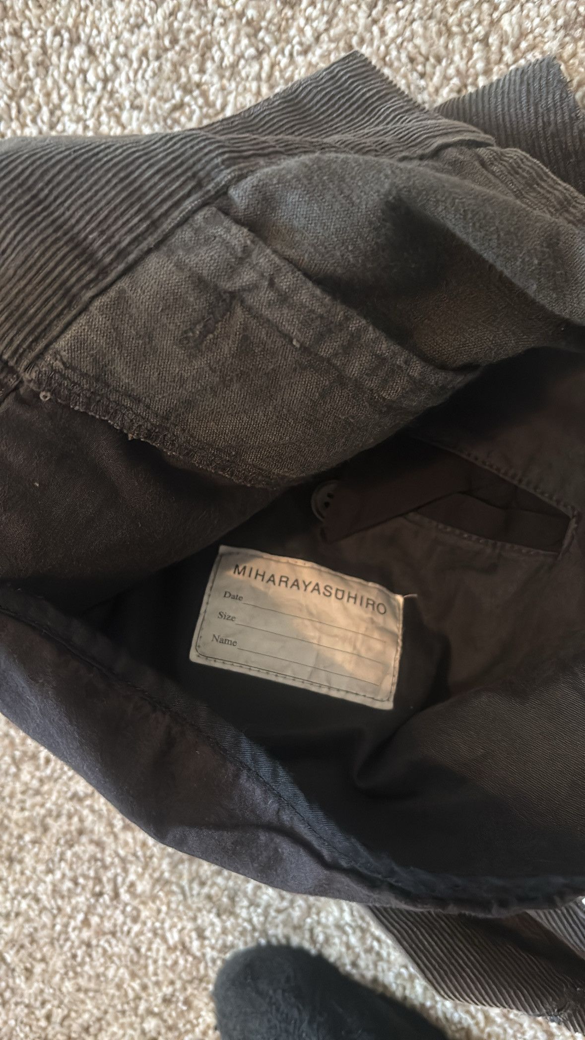 Maison MIHARA YASUHIRO Maison MIHARA YASUHRIO Corduroy Zipper Button Jacket Size US S / EU 44-46 / 1 - 5 Thumbnail