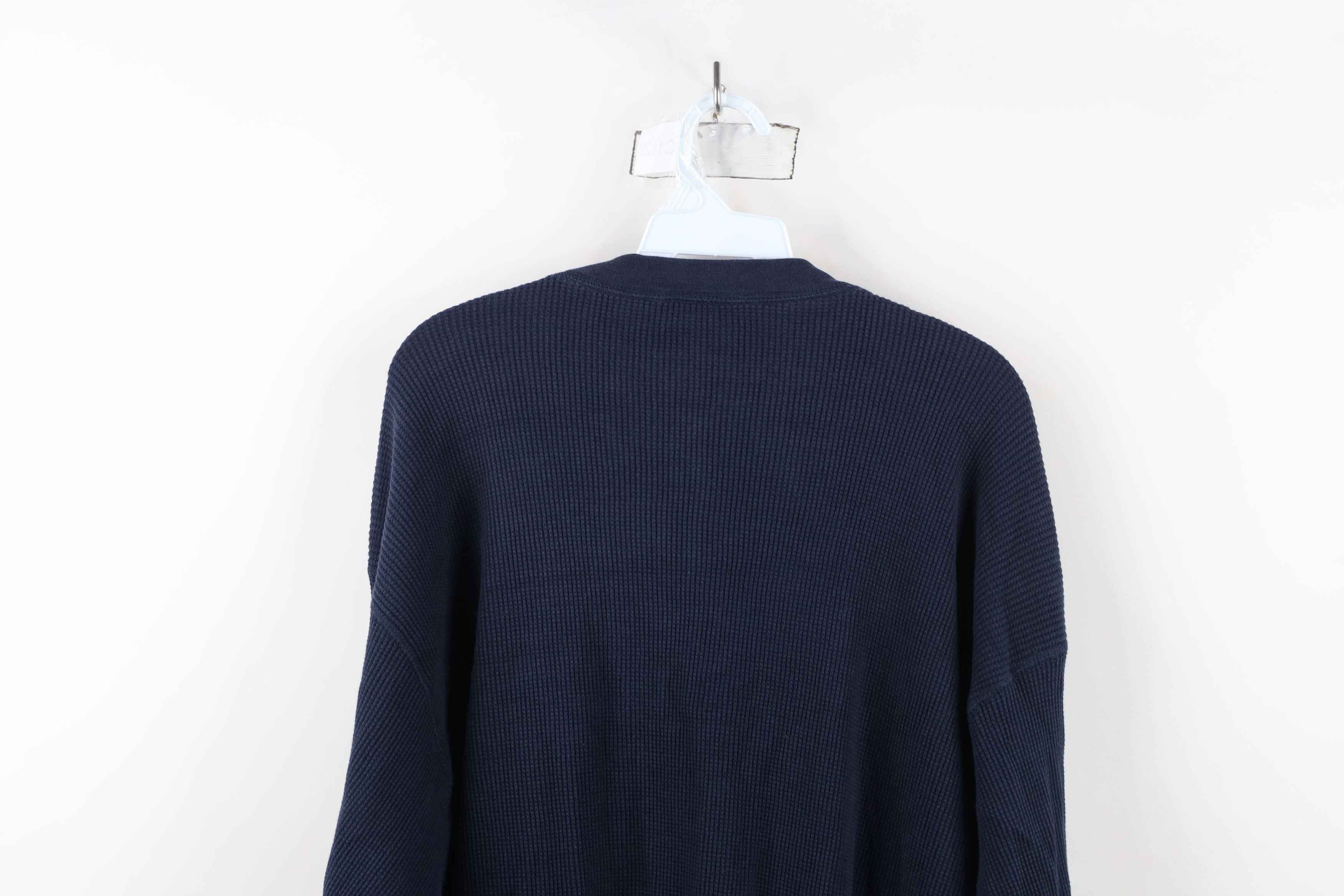 Vintage Vintage 90s Streetwear Thermal Waffle Knit Henley T-Shirt Size US XXL / EU 58 / 5 - 10 Thumbnail