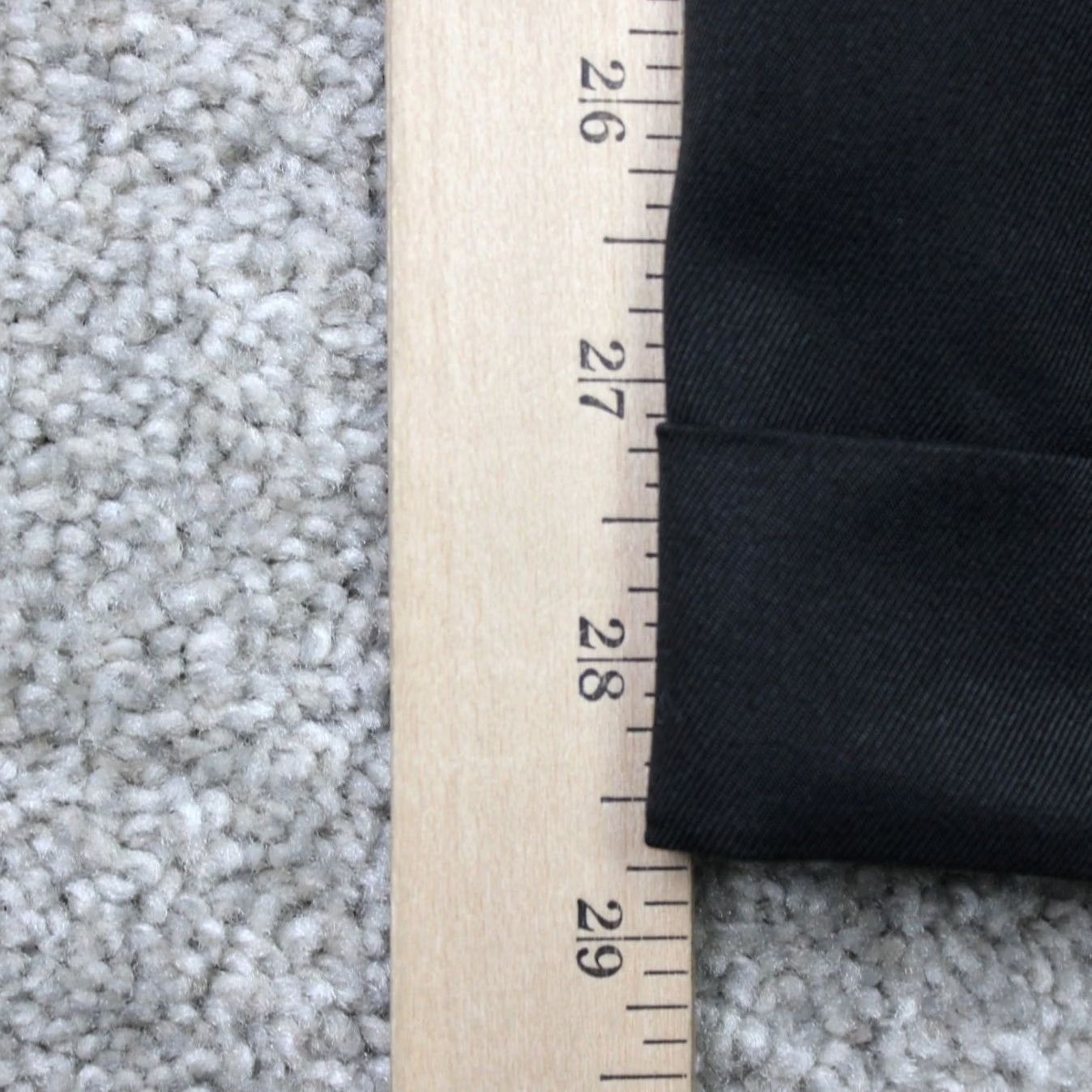 Croft & Barrow Croft & Barrow Pants Mens 36x30 Black NWT Dress Pants Classic Flat Front Stretch Easy Care Cotton Polyester Size US 36 / EU 52 - 3 Thumbnail