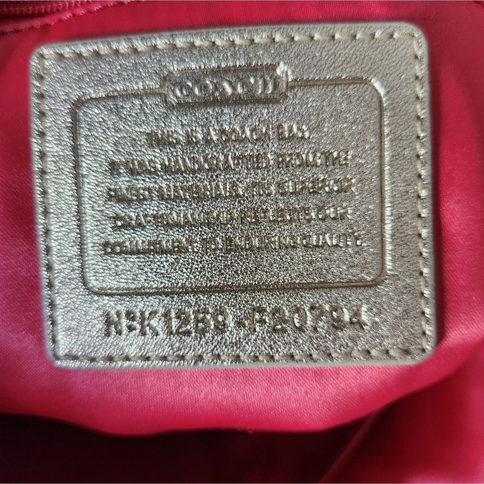 Coach Coach Y2K Gold Floral Tot Size ONE SIZE - 7 Thumbnail