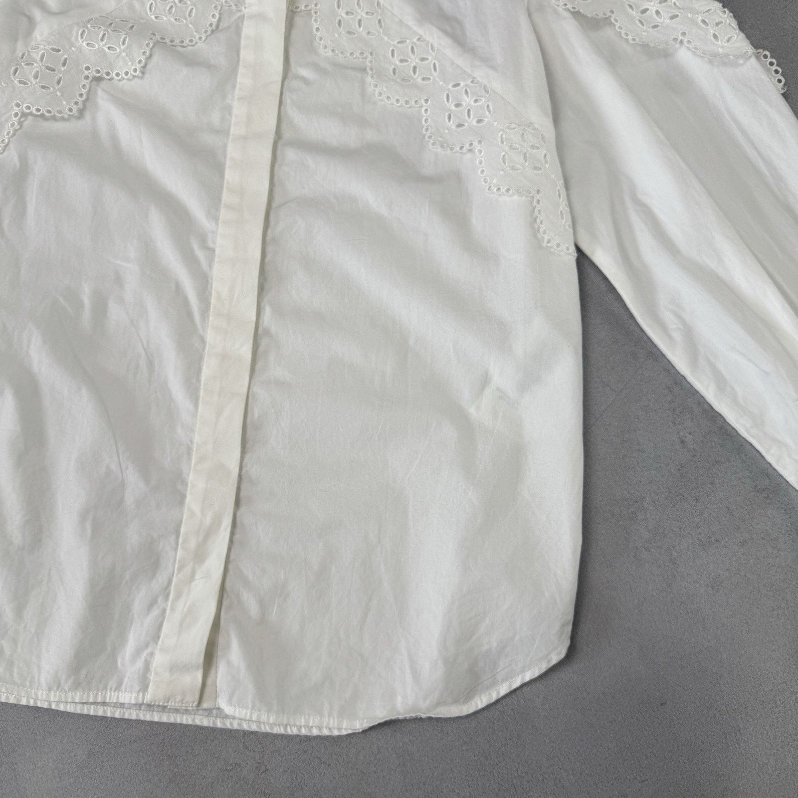 Sandro Sandro Women Cotton Shirt Blouse Button Up Size 2 Size XS / US 0-2 / IT 36-38 - 6 Thumbnail