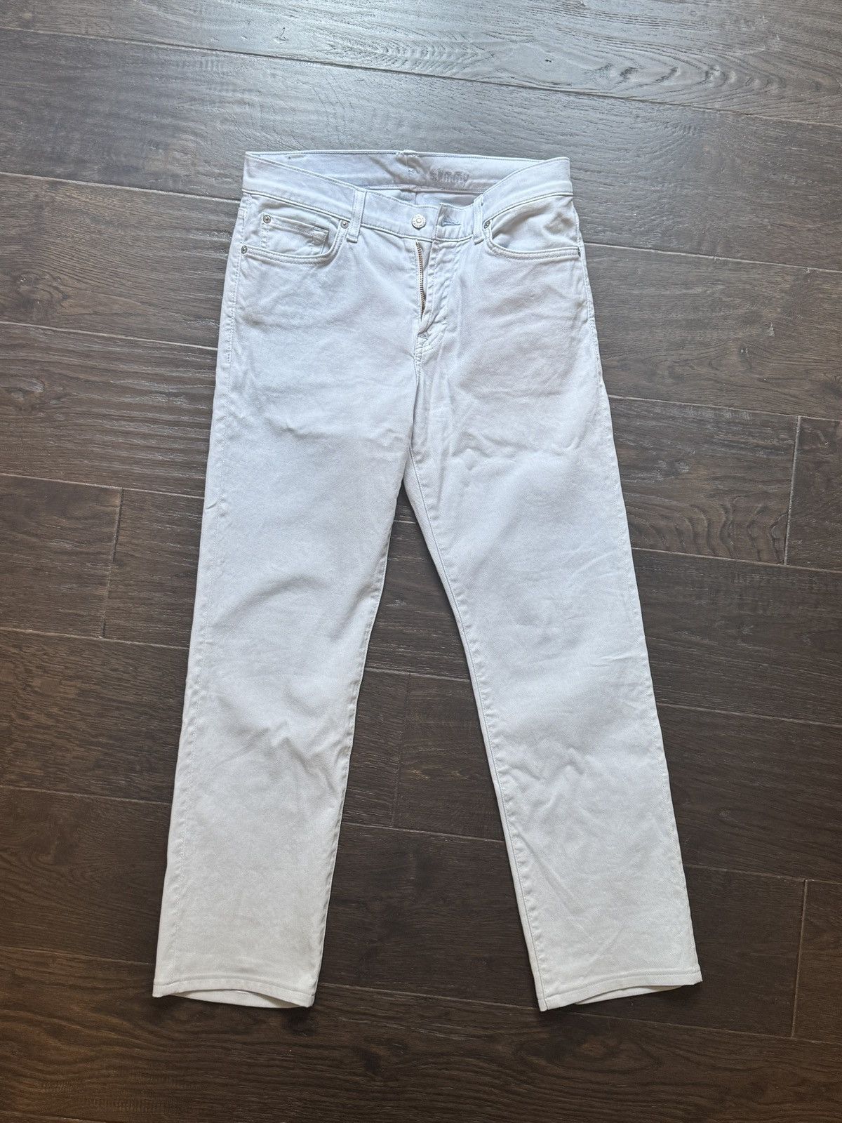 7 For All Mankind 7 For All Mankind Slimmy Jeans Size US 32 / EU 48 - 1 Thumbnail