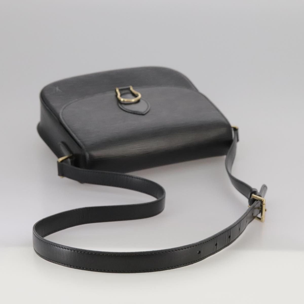 Louis Vuitton LOUIS VUITTON Epi Saint Cloud GM Shoulder Bag Black Noir Size ONE SIZE - 7 Thumbnail