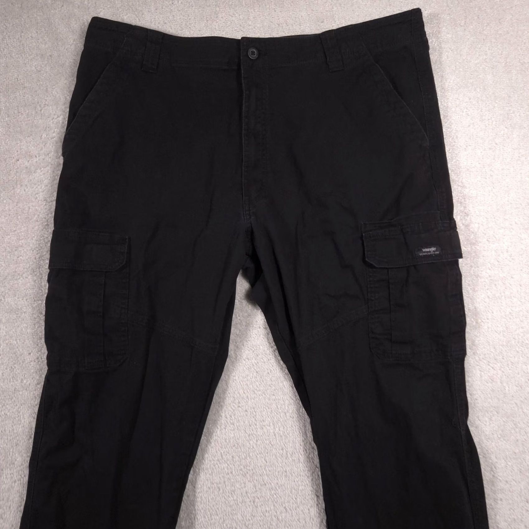 Wrangler Wrangler Cargo Pants Mens 40x28.5l Back Relaxed Fit Cotton Utility Pockets Size US 40 / EU 56 - 3 Thumbnail